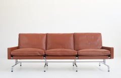 PK 31-3 Ledersofa von Poul Kjærholm, E. Kold Christensen, Dänemark 1960