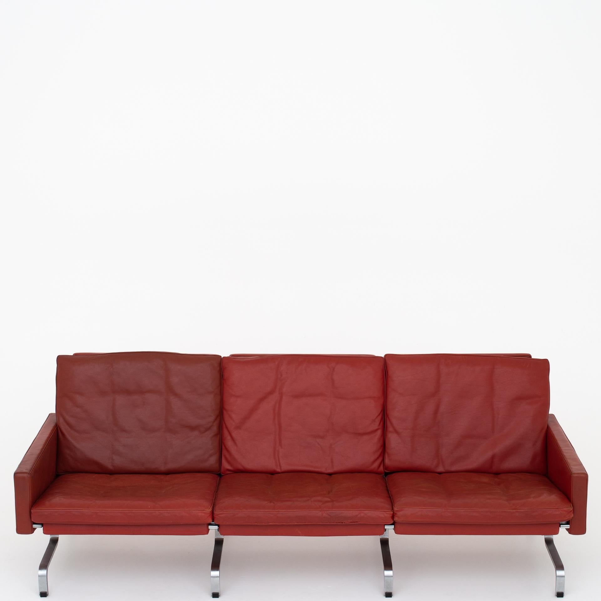 Pk 31/3 Sofa by Poul Kjærholm In Good Condition In Copenhagen, DK