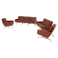 PK 31/3 Sofa Set by Poul Kjaerholm, Fritz Hansen, 1958