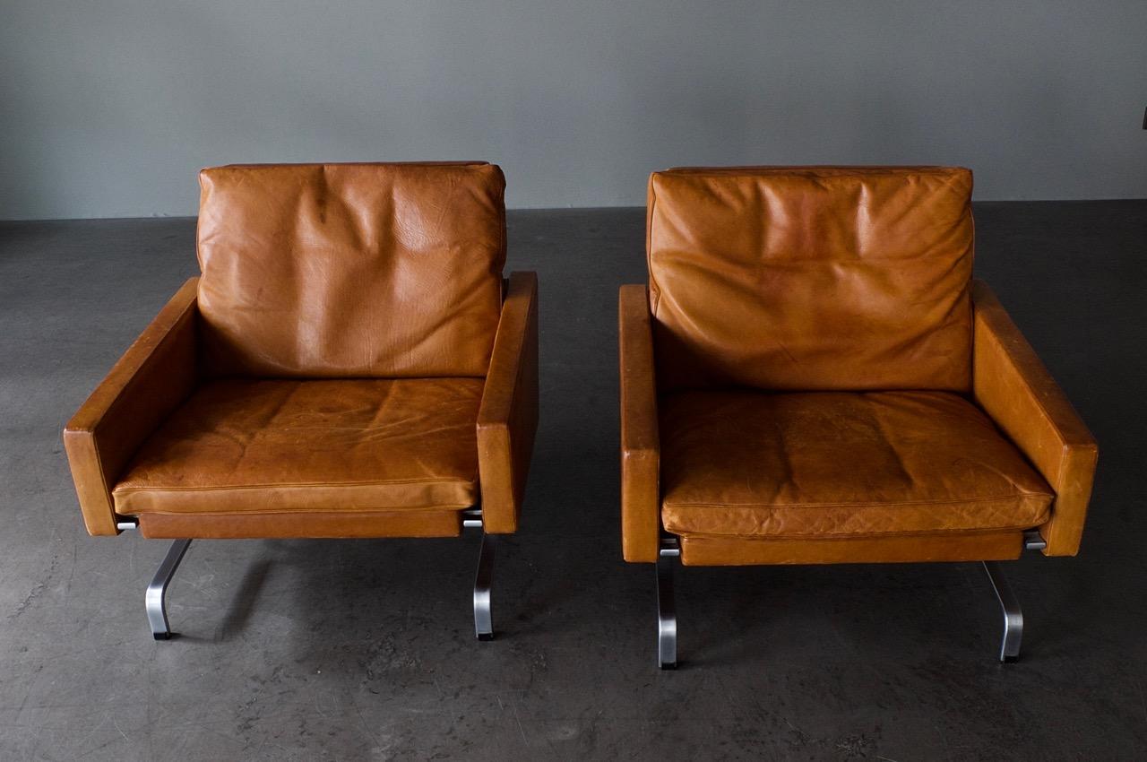 Scandinavian Modern PK-31 Lounge Chairs by Poul Kjaerholm for Kold Christensen, Denmark 1960s