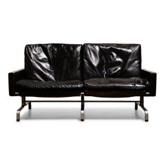PK-31 Loveseat Sofa by Poul Kjærholm for E. Kold Christensen, 1960s Denmark