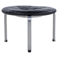 PK 33 - Hocker aus Original-Leder von Poul Kjærholm