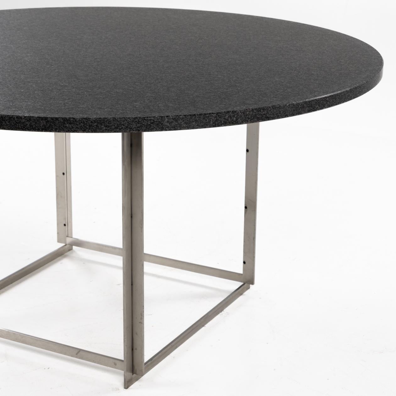 Danish PK 54 dining table by Poul Kjærholm For Sale