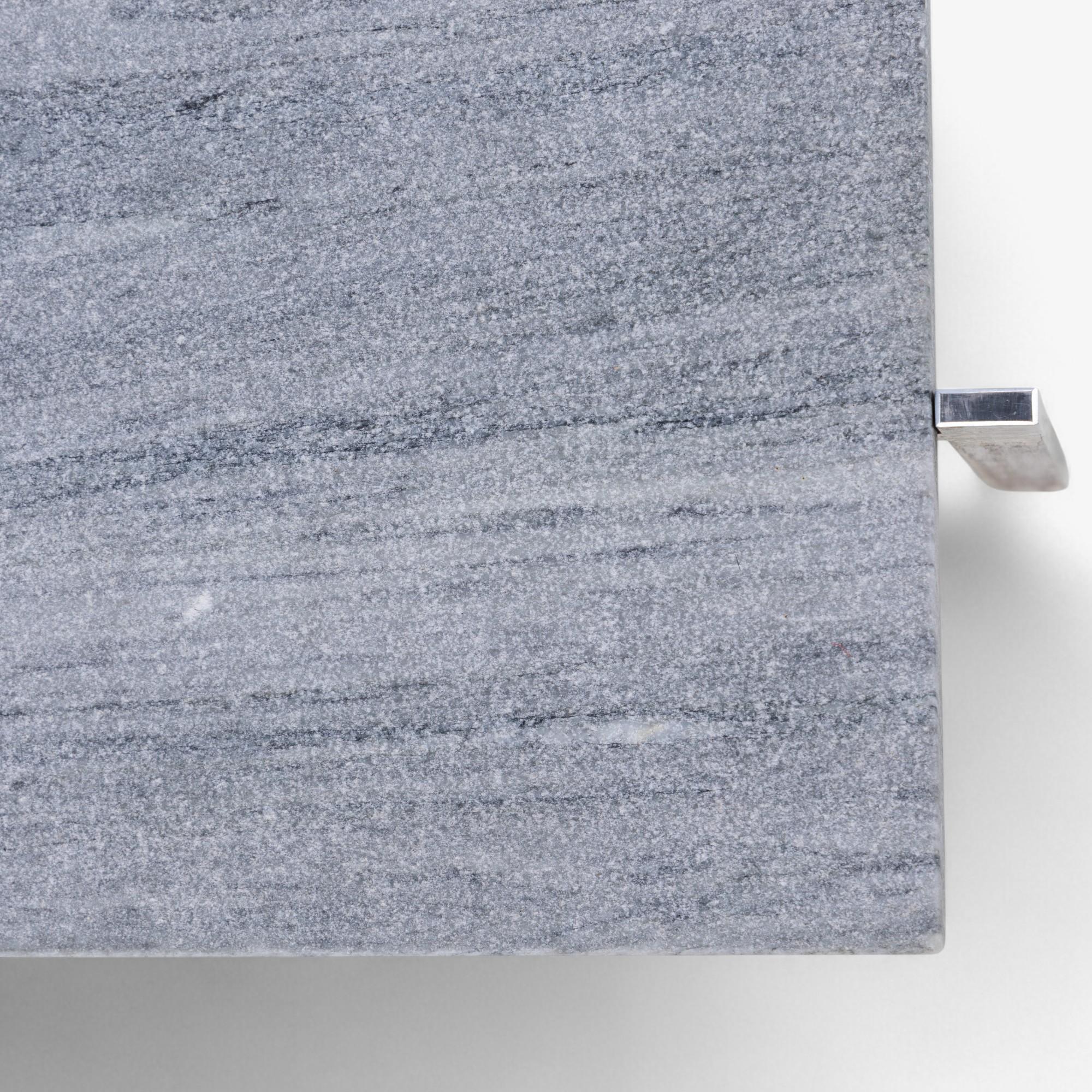 PK 61 - Mesa de centro de mármol Cippolini de Poul Kjærholm Danés en venta
