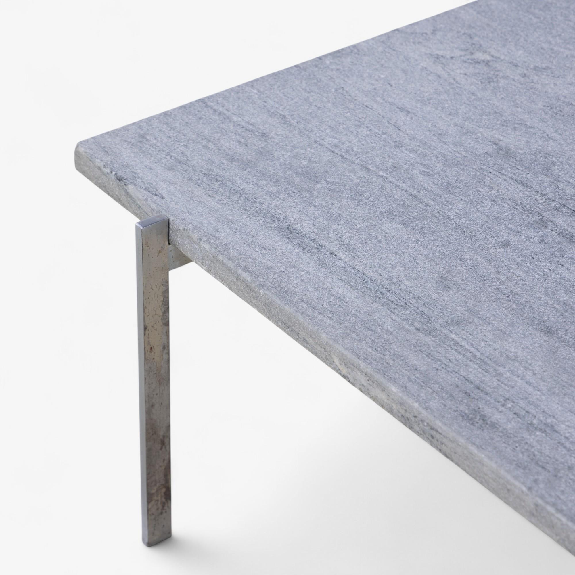 PK 61 - Mesa de centro de mármol Cippolini de Poul Kjærholm en Bueno estado para la venta en Copenhagen, DK