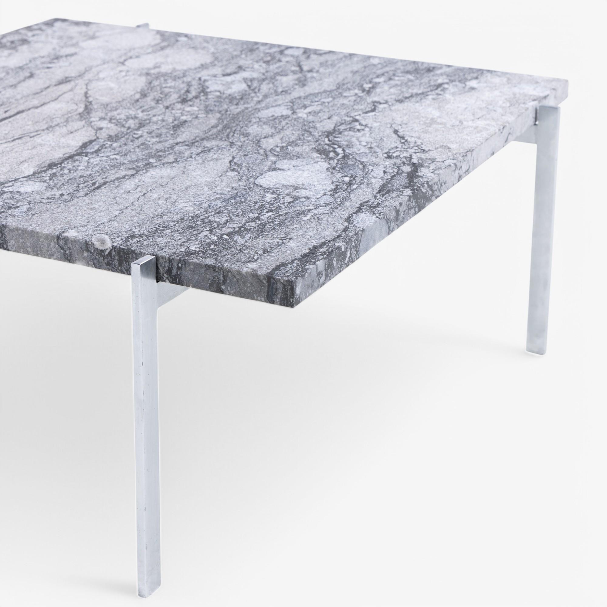 PK 61 - Mesa baja de mármol Porsgrunn de Poul Kjærholm en venta 1