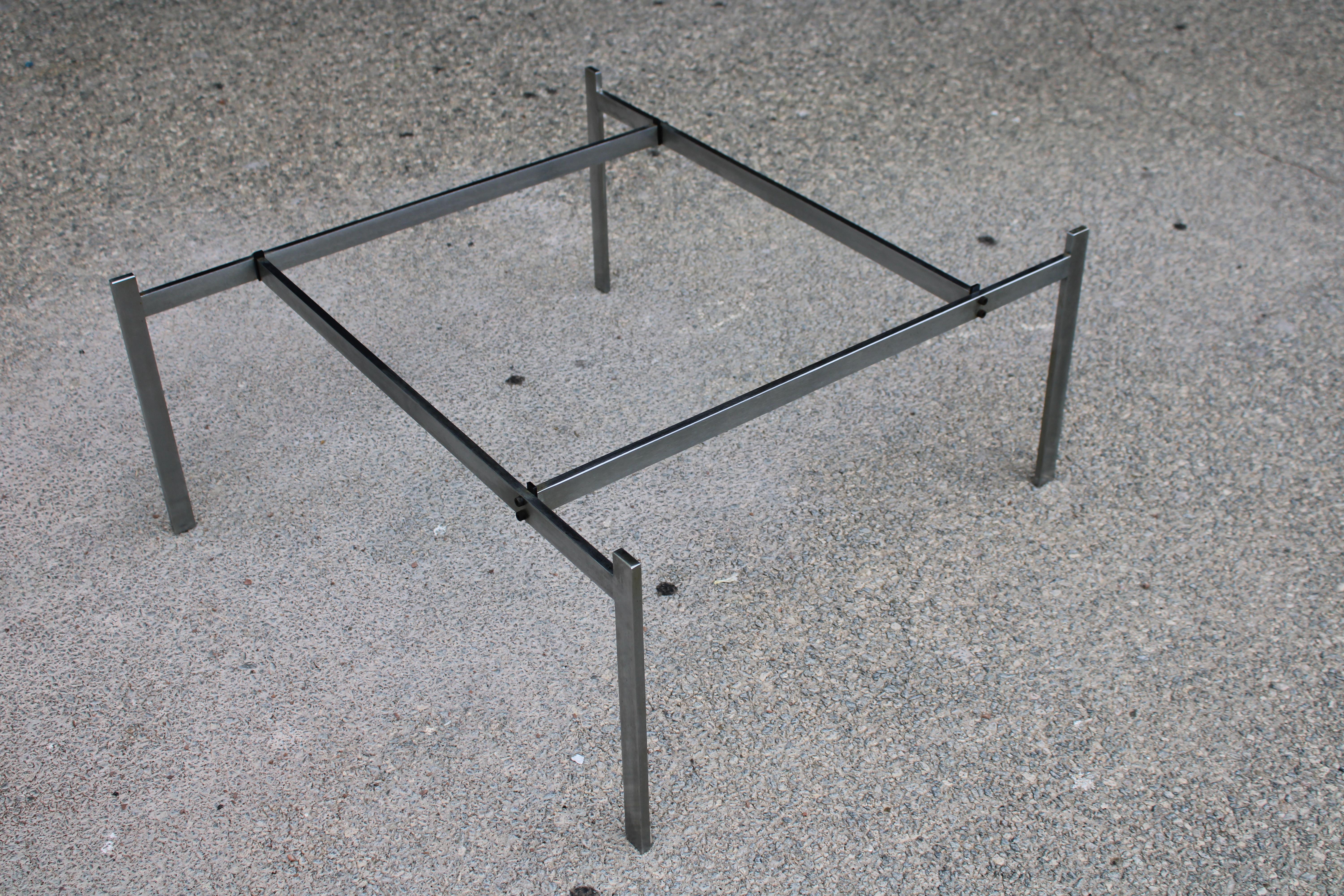 Verre Table en verre PK-61 de Poul Kjaerholm pour E. Kold Christensen en vente