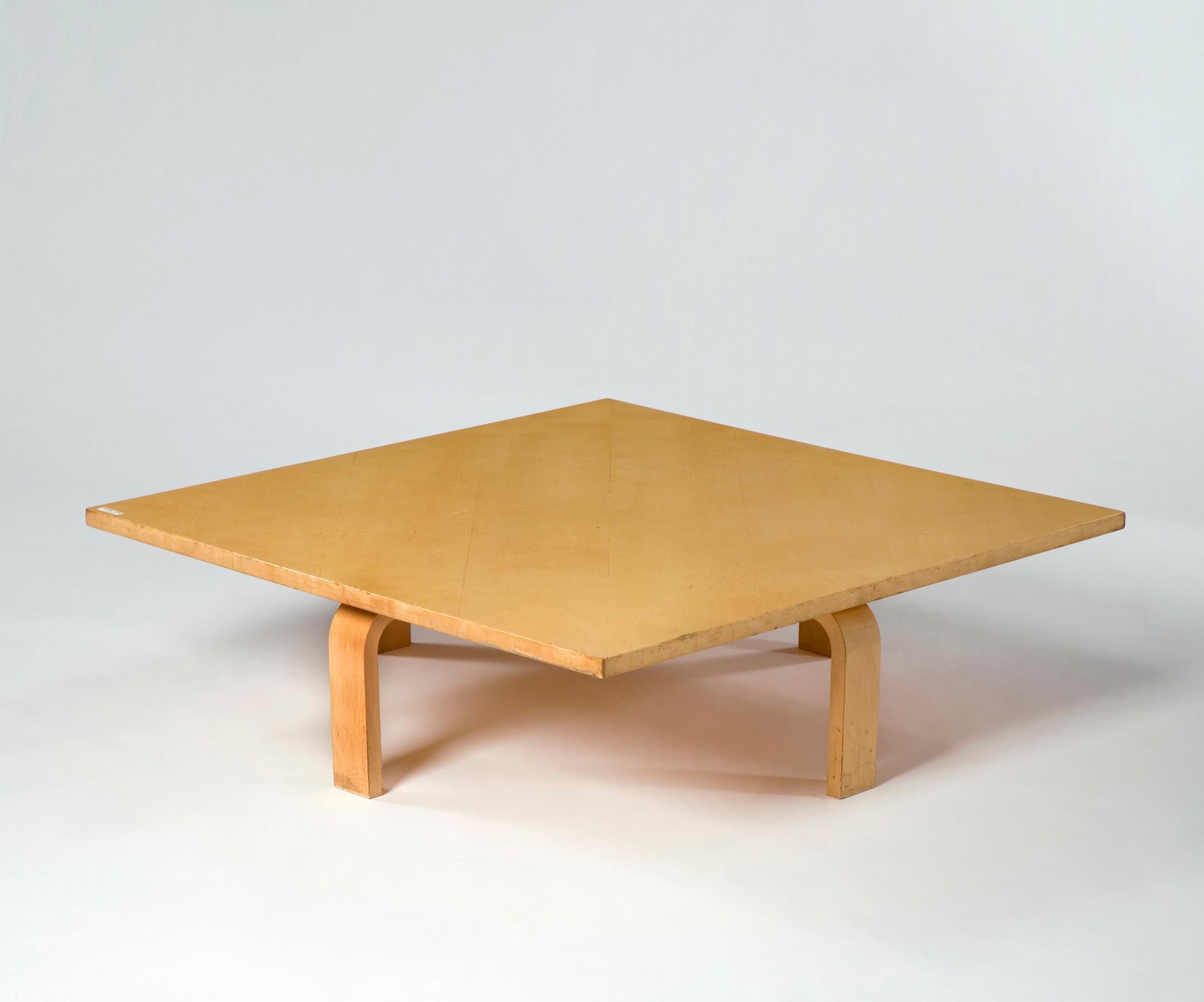 Modern PK 66 Laminated Maple Coffee Table by Poul Kjaerholm, circa 1971