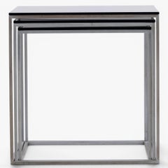 PK 71 - Nesting tables in steel by Poul Kjærholm