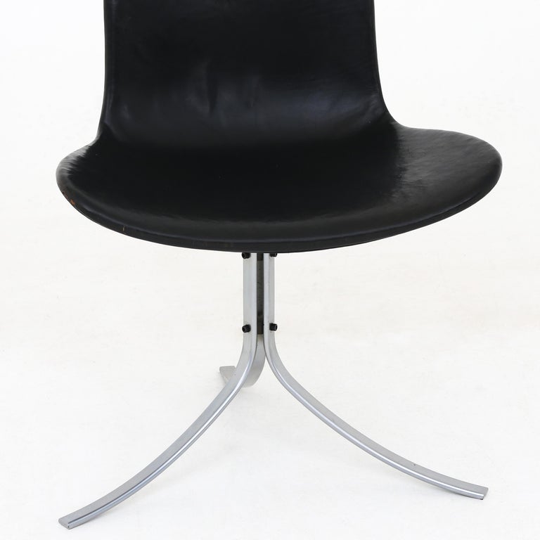 Danish PK 9 Tulip chair by Poul Kjærholm For Sale