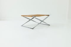 PK 91 Tabouret pliant:: Poul Kjaerholm pour E. Kold Christensen:: 1961