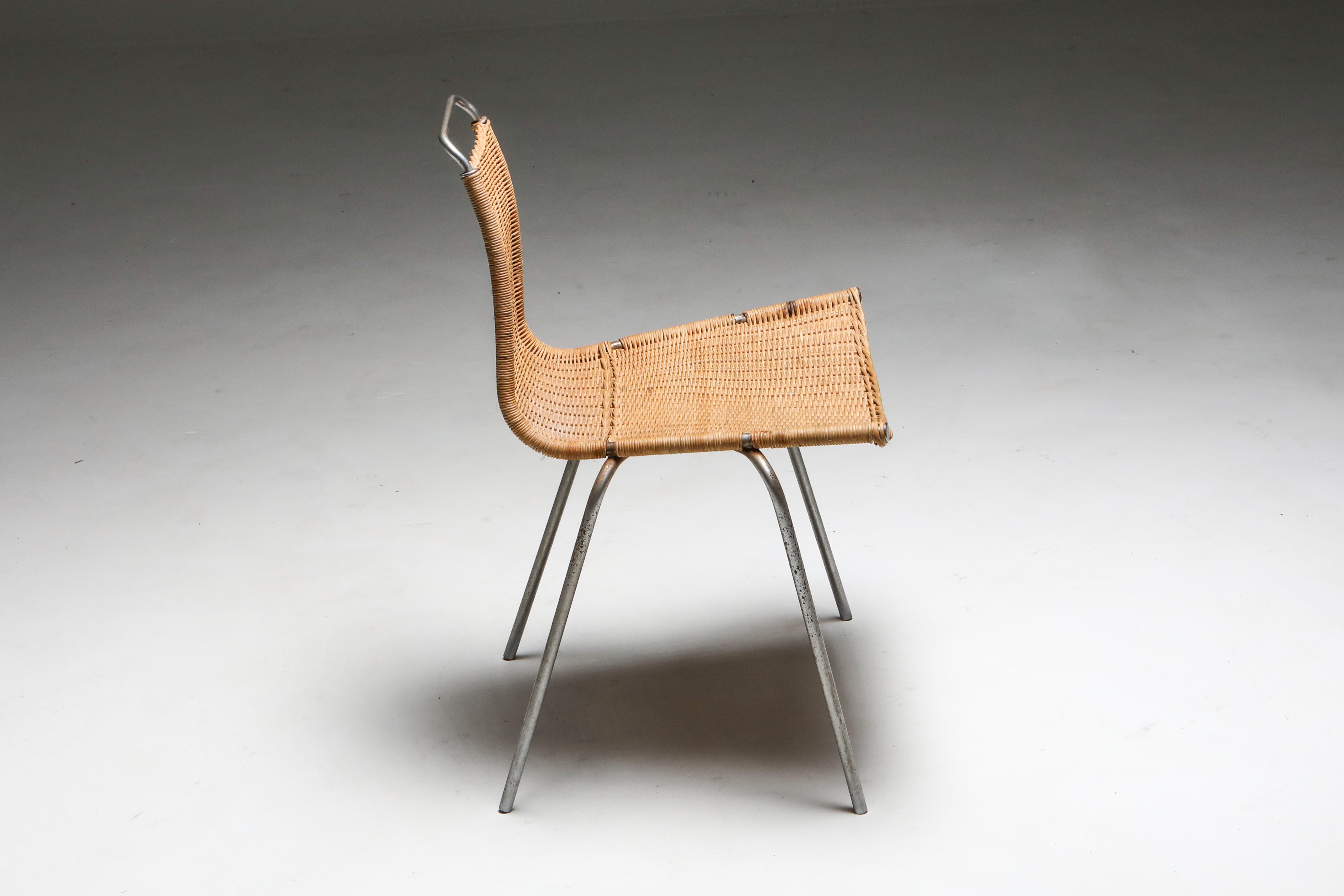 PK1 Stuhl von Poul Kjaerholm (20. Jahrhundert)