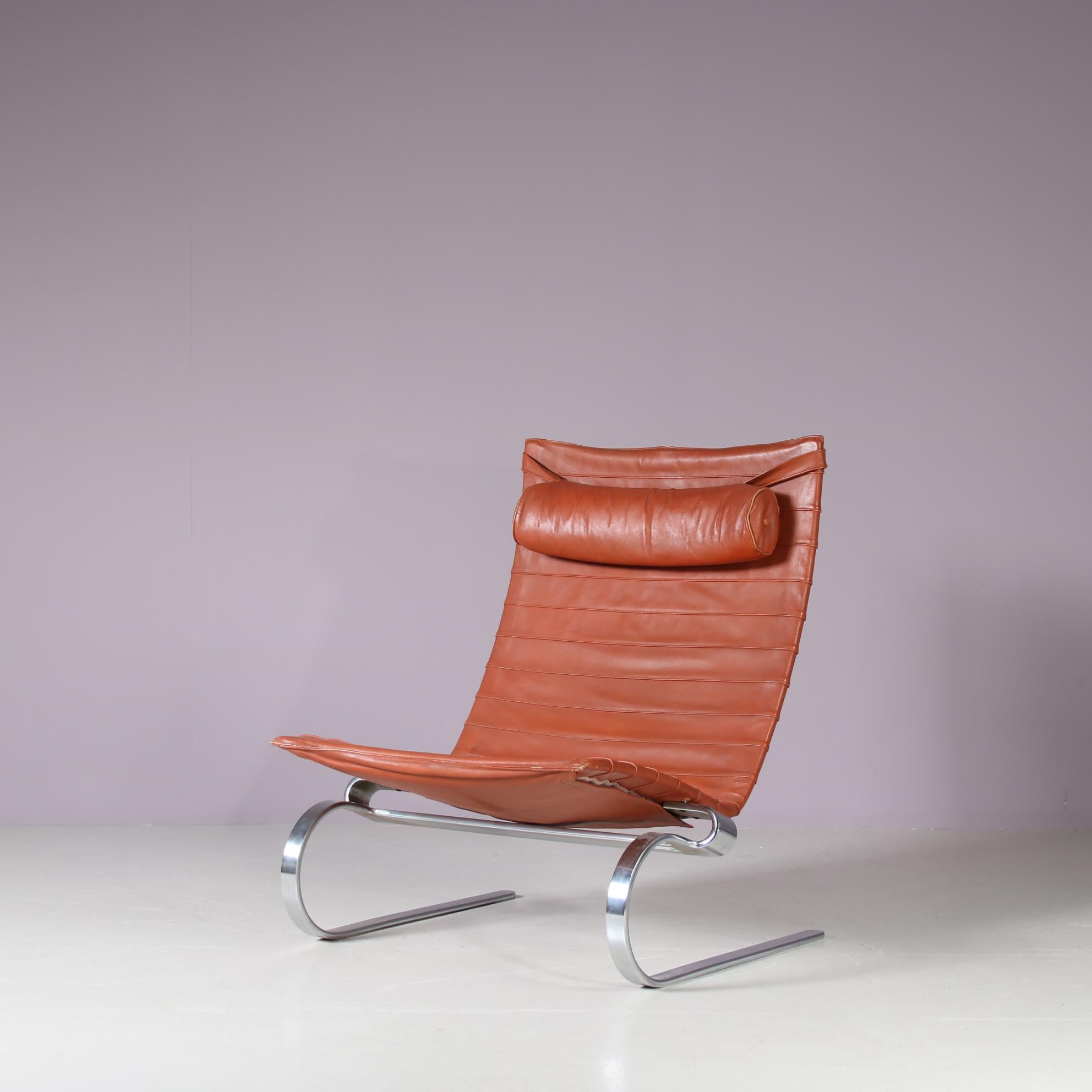 Scandinavian Modern PK20 Chair by Poul Kjaerholm for E. Kold Christensen, Denmark, 1960 For Sale
