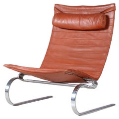 Chaise PK20 par Poul Kjaerholm pour E. Kold Christensen, Danemark, 1960