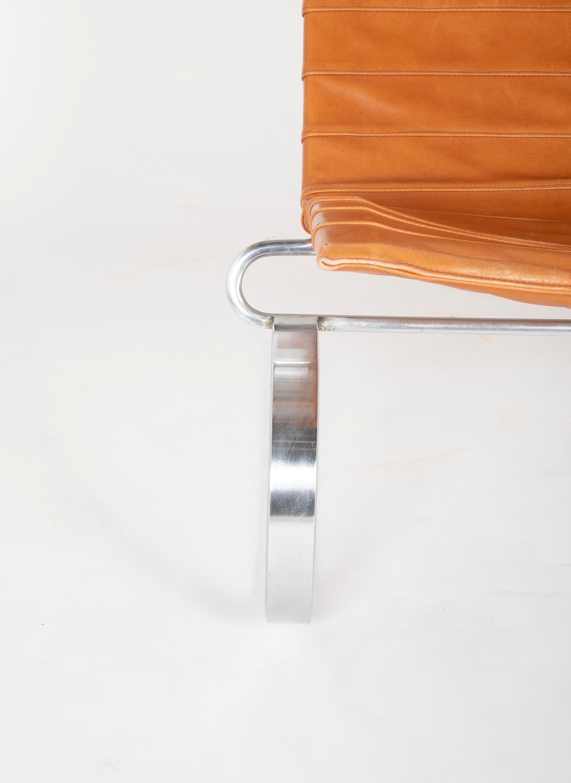 PK20 Easy Chair by Poul Kjaerholm Produced by E. Kold Christensen In Good Condition For Sale In Stamford, CT