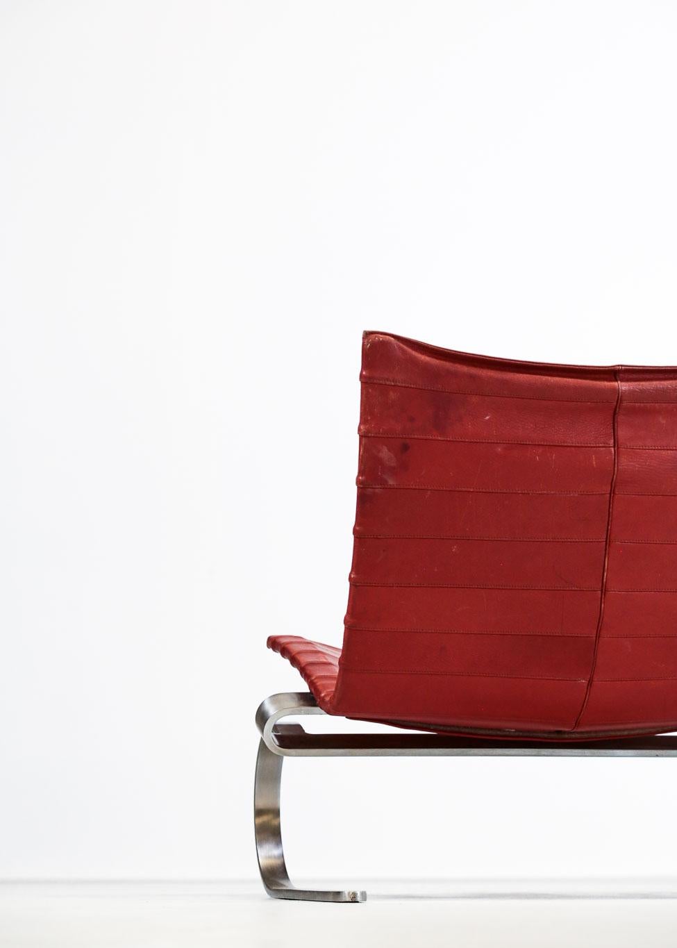 Scandinavian Modern PK20 Lounge Chair by Poul Kjaerholm, E. Kold Christensen, 1968 For Sale