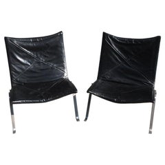 PK22 Armchairs by Poul Kjaerholm Eary Edition Kold Christensen, circa 1960