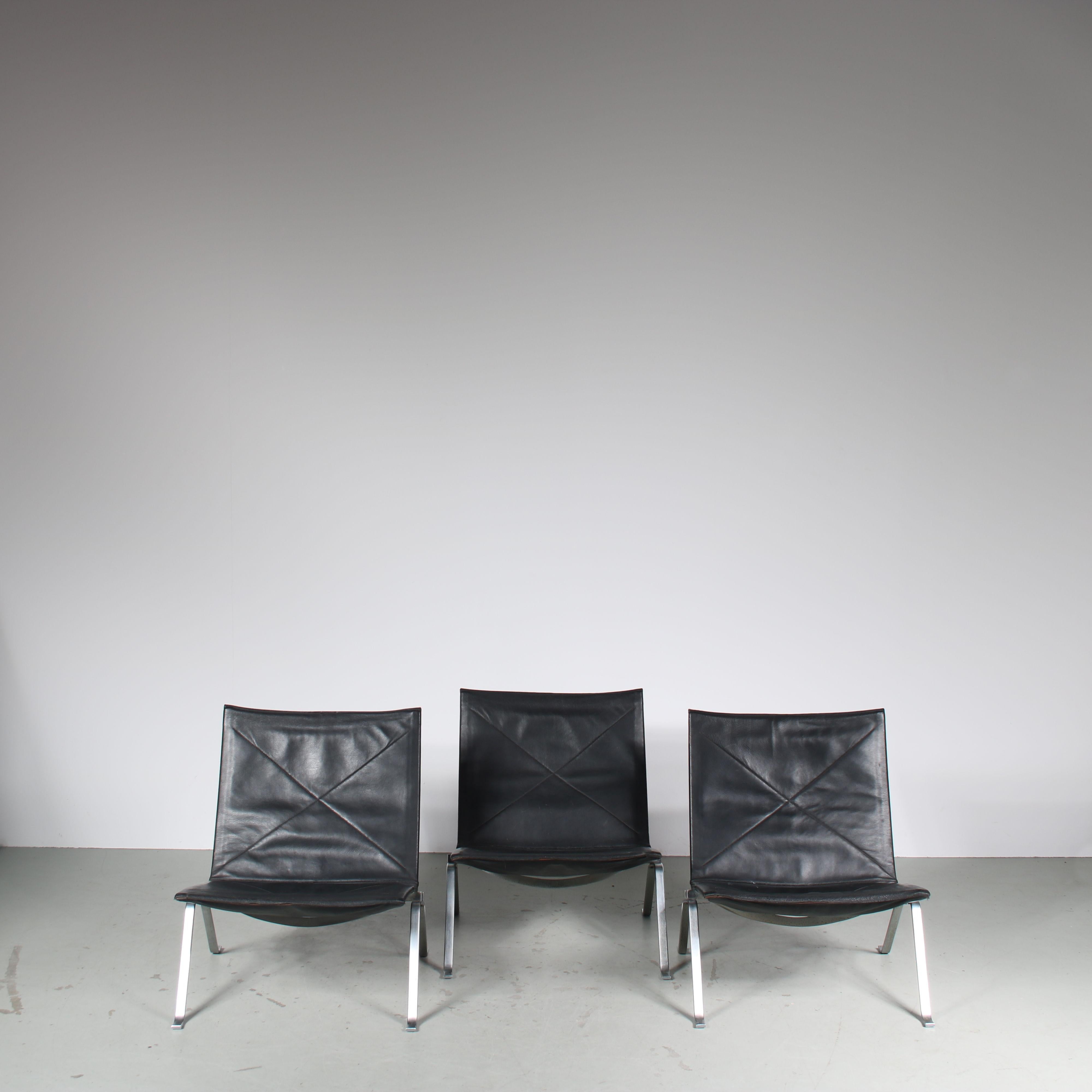 Danish PK22 Chairs by Poul Kjaerholm for Kold Christensen, Denmark 1960 For Sale