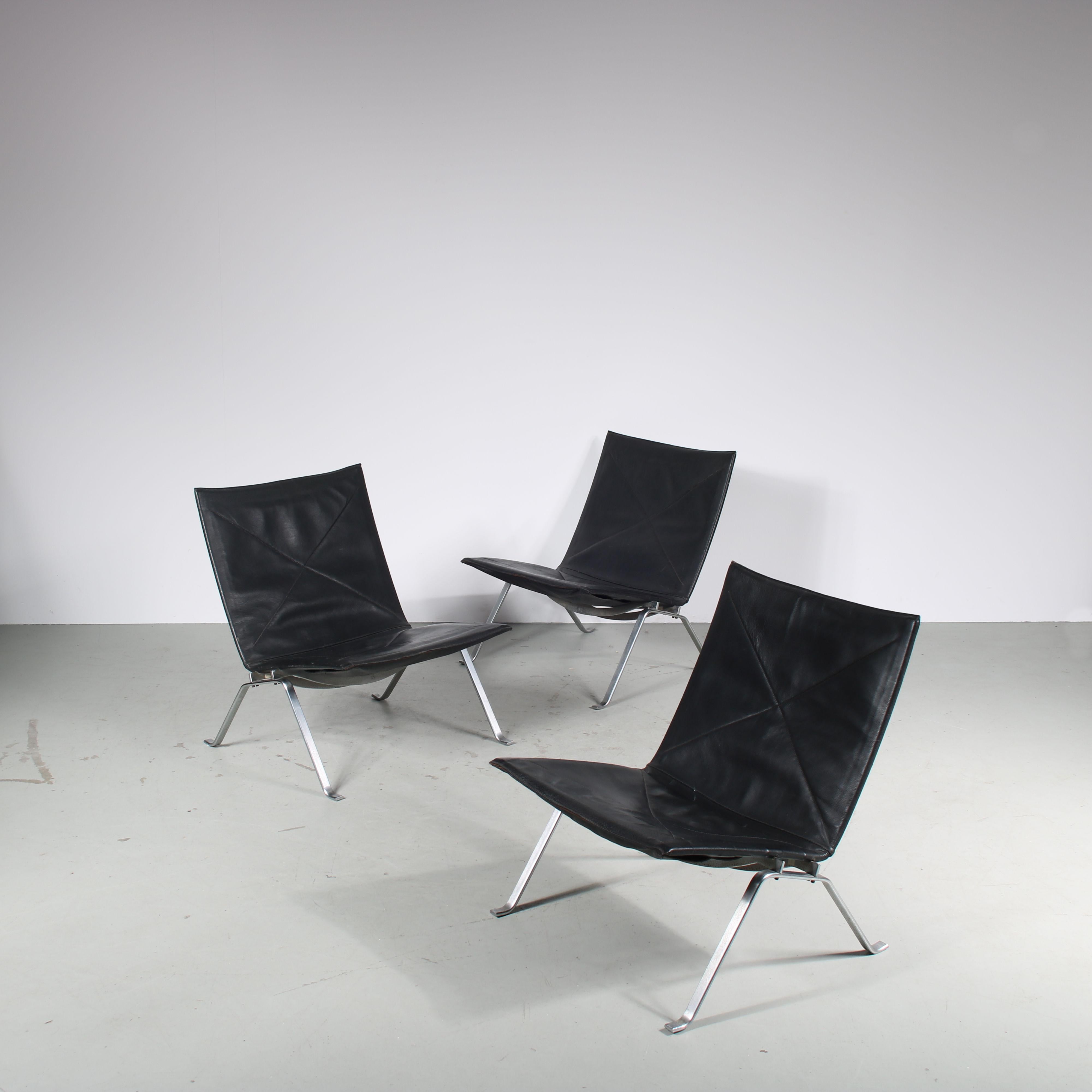 PK22 Chairs by Poul Kjaerholm for Kold Christensen, Denmark 1960 In Good Condition For Sale In Amsterdam, NL