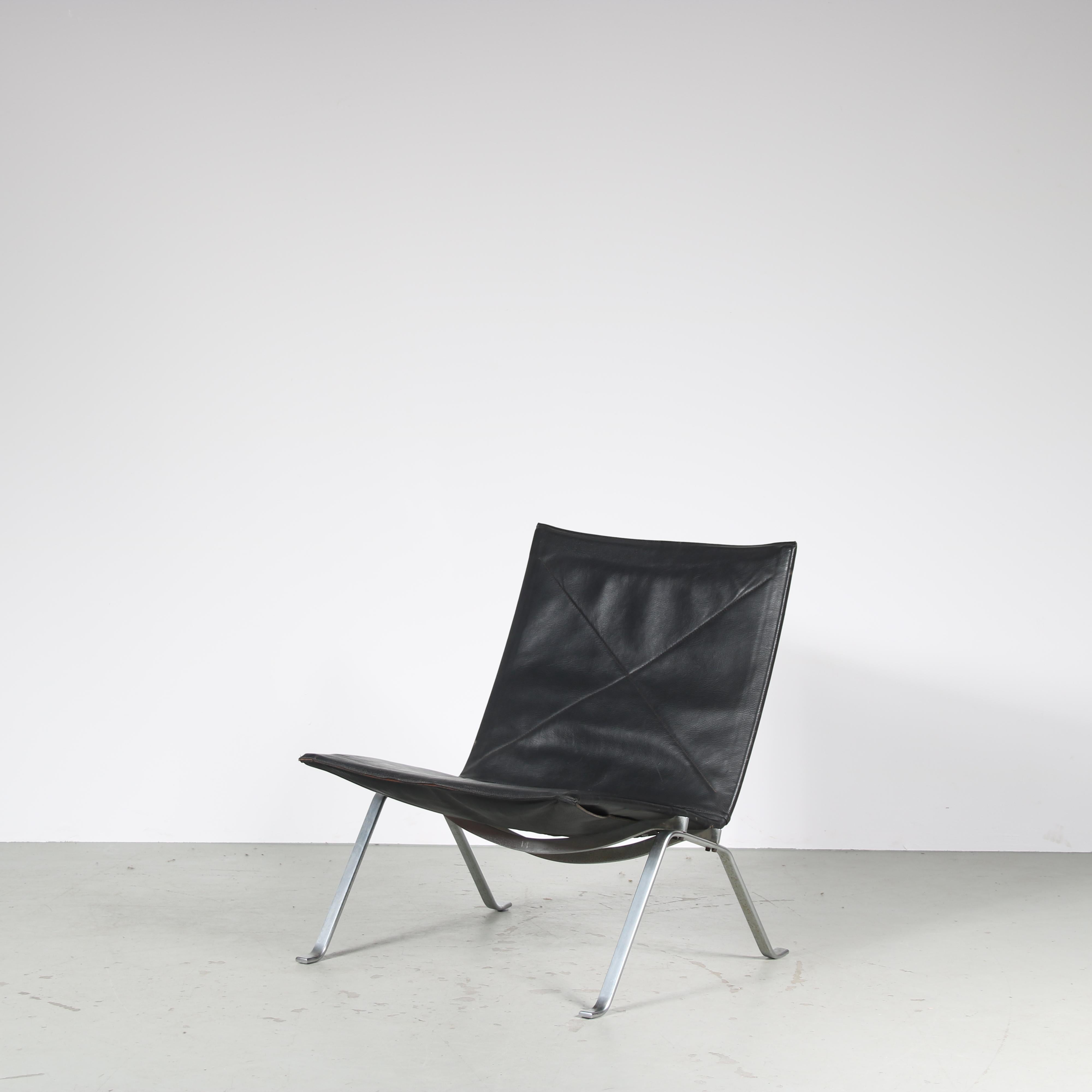Mid-20th Century PK22 Chairs by Poul Kjaerholm for Kold Christensen, Denmark 1960 For Sale