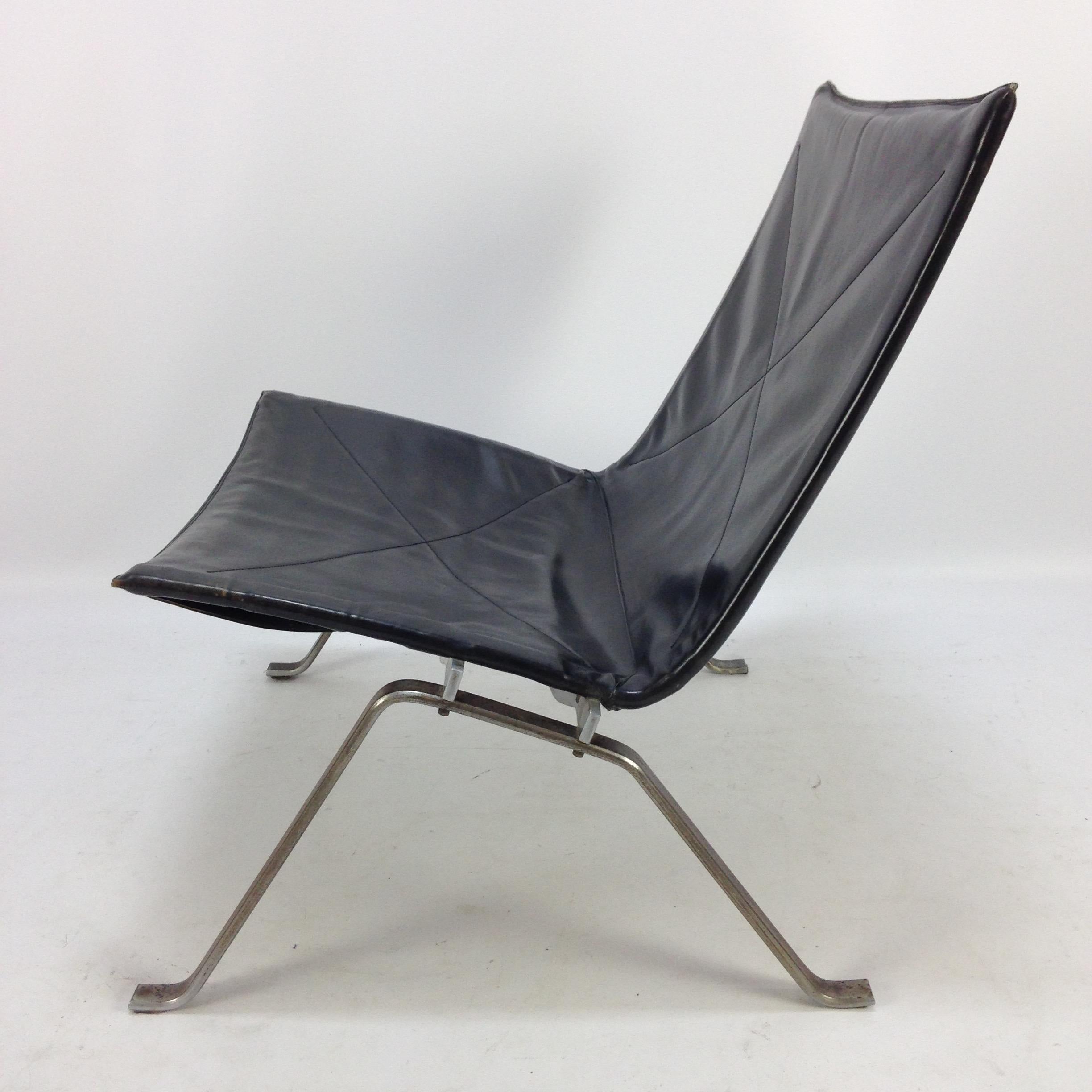 Mid-20th Century PK22 Easy Chair by Poul Kjaerholm for E. Kold Christensen, 1950's