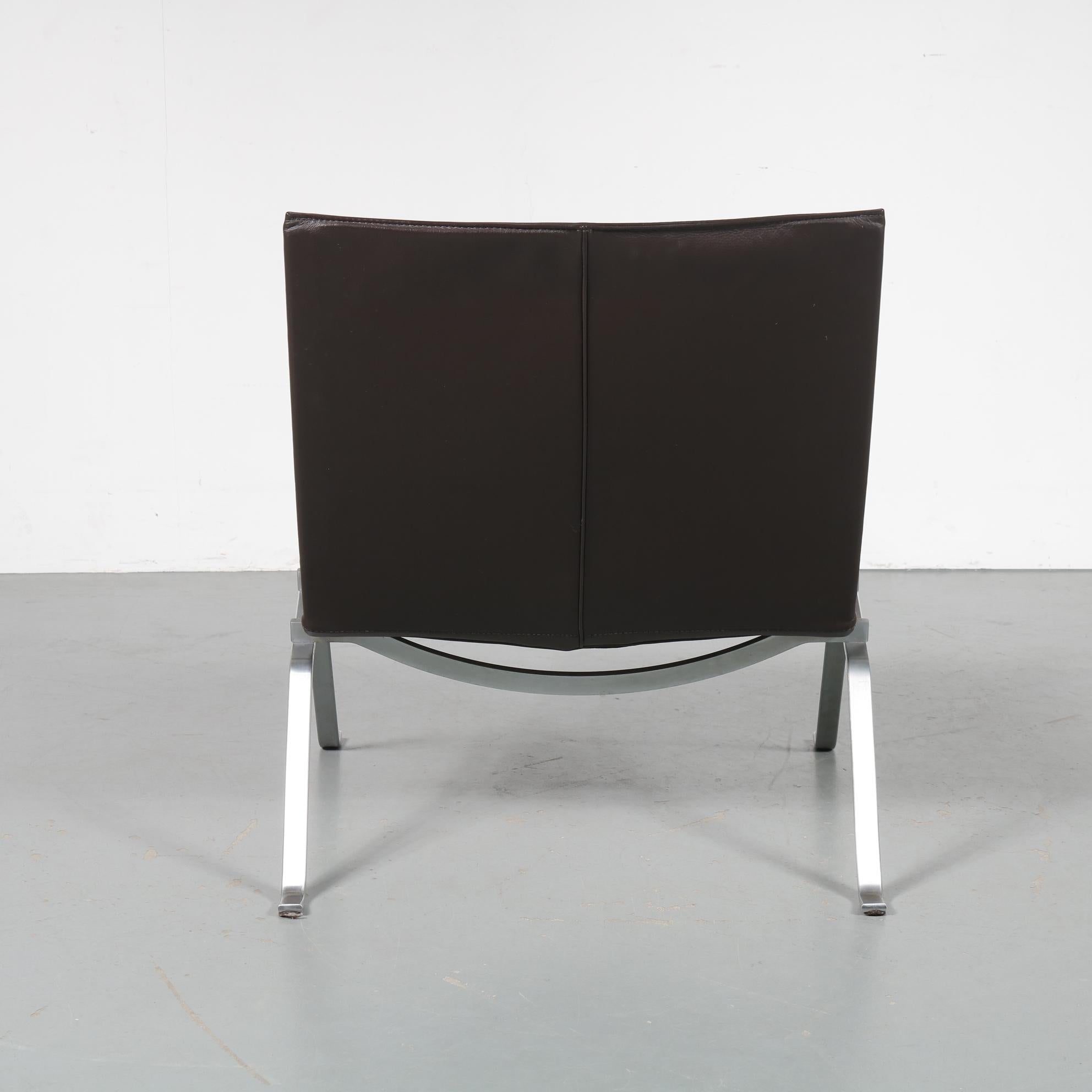 Mid-Century Modern PK22 Lounge Chair by Poul Kjaerholm for E. Kold Christensen, Denmark, 1960