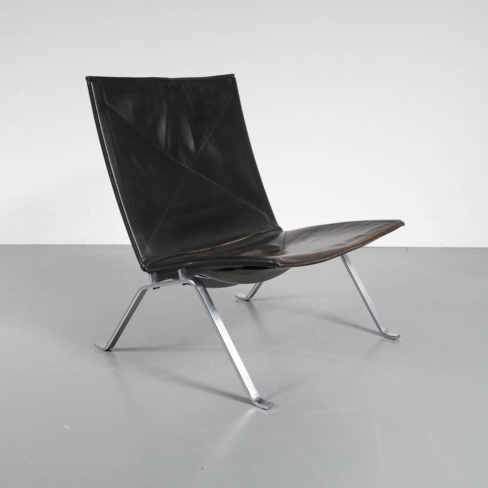 Danish Pk22 Lounge Chair by Poul Kjaerholm for E. Kold Christensen, Denmark, 1960