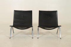 Pk22 Lounge Chairs by Poul Kjærholm for E Kold Christensen