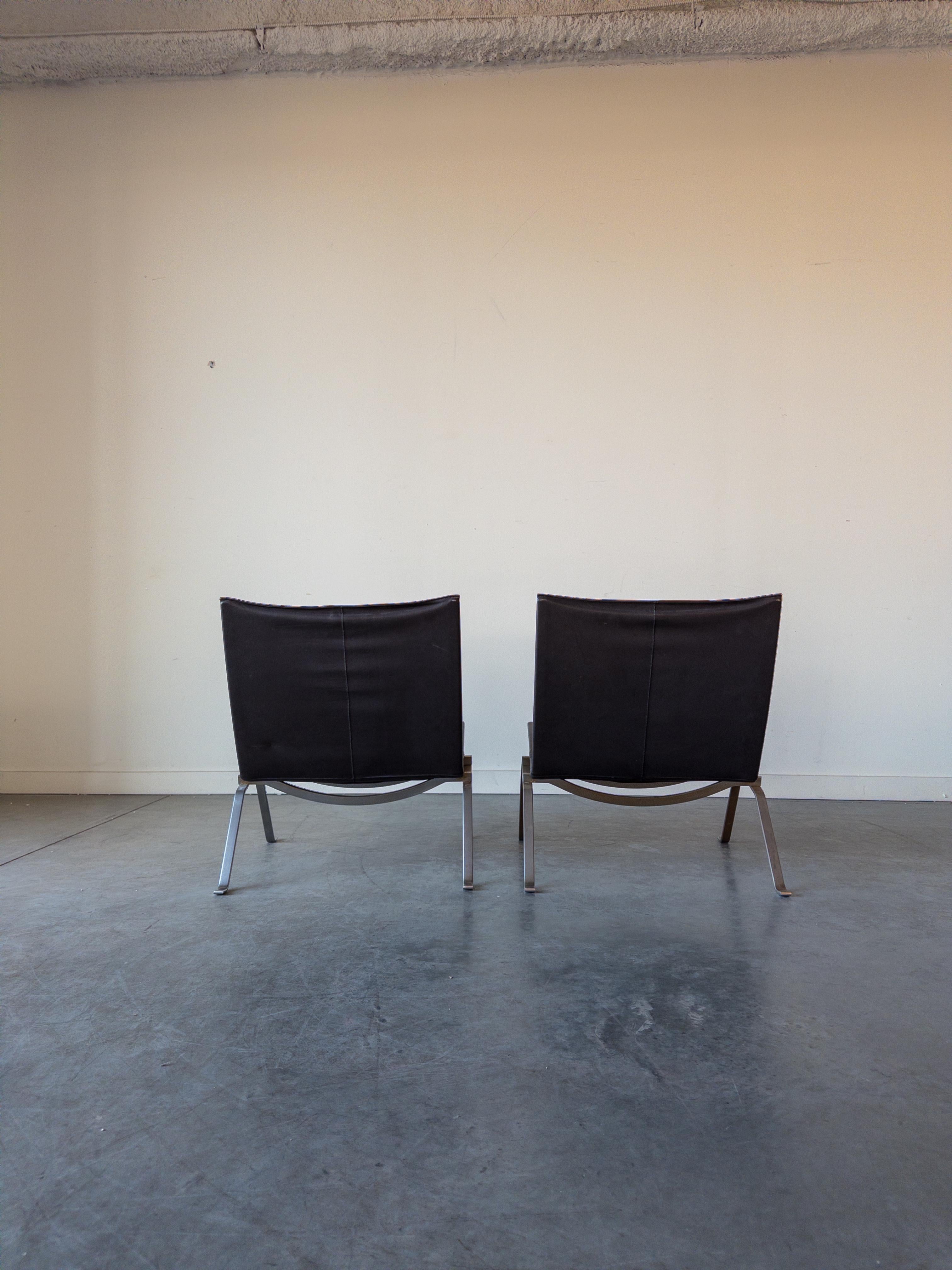 PK22 Lounge Chairs by Poul Kjærholm for E. Kold Christensen For Sale 2