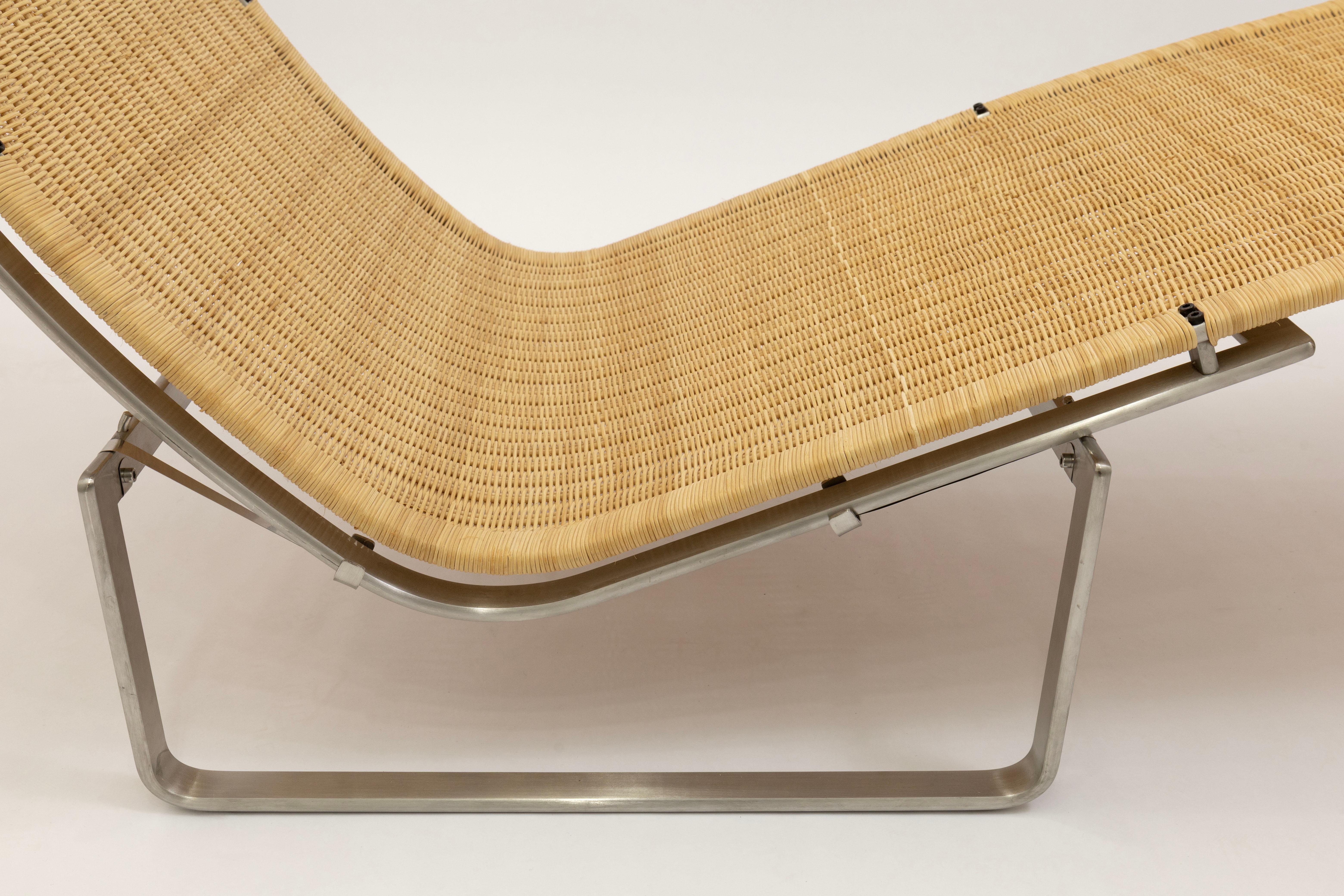 PK24 Chaise Longue Chair by Poul Kjærholm for Fritz Hansen Siglo XXI y contemporáneo en venta