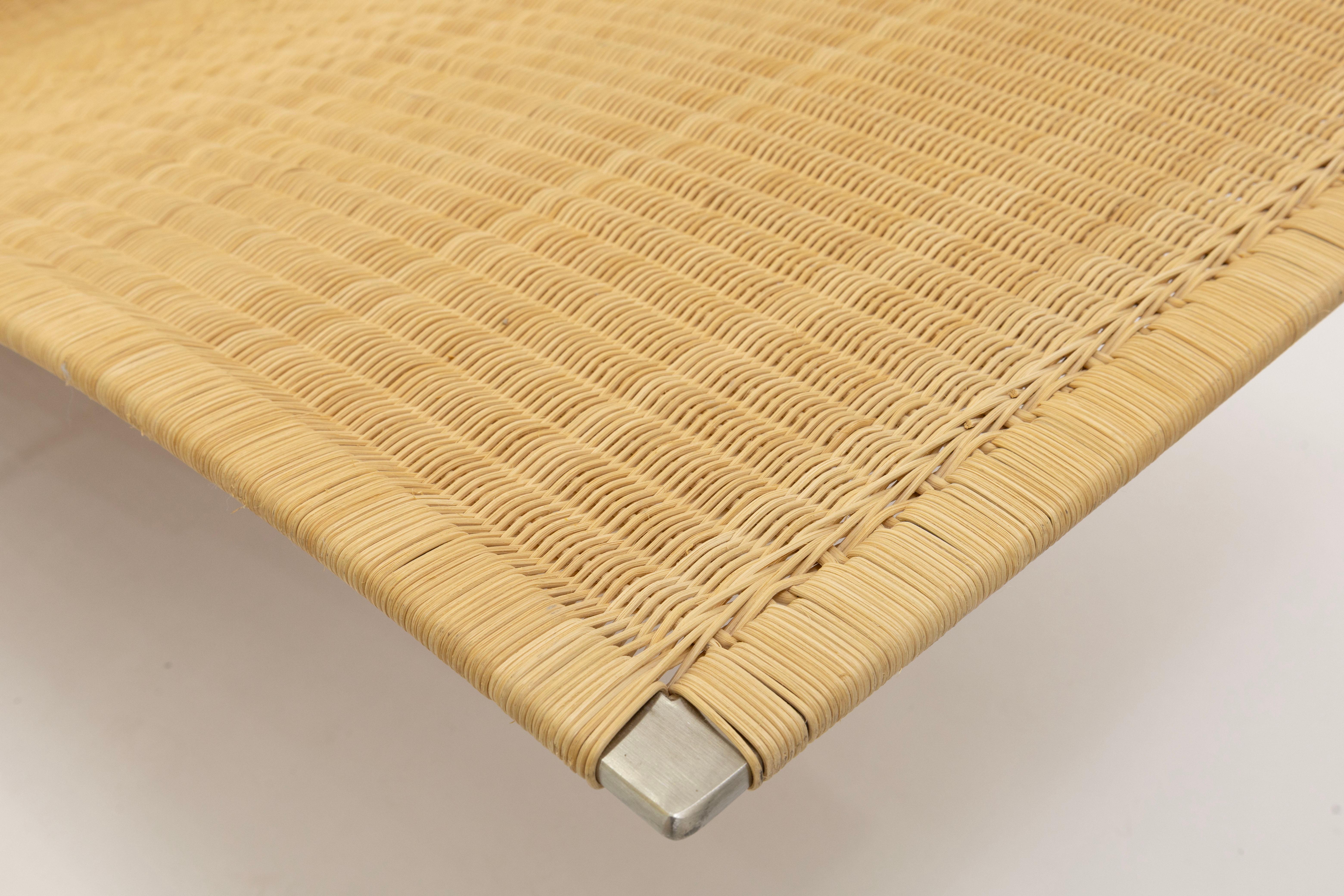 PK24 Chaise Longue Chair by Poul Kjærholm for Fritz Hansen en venta 1