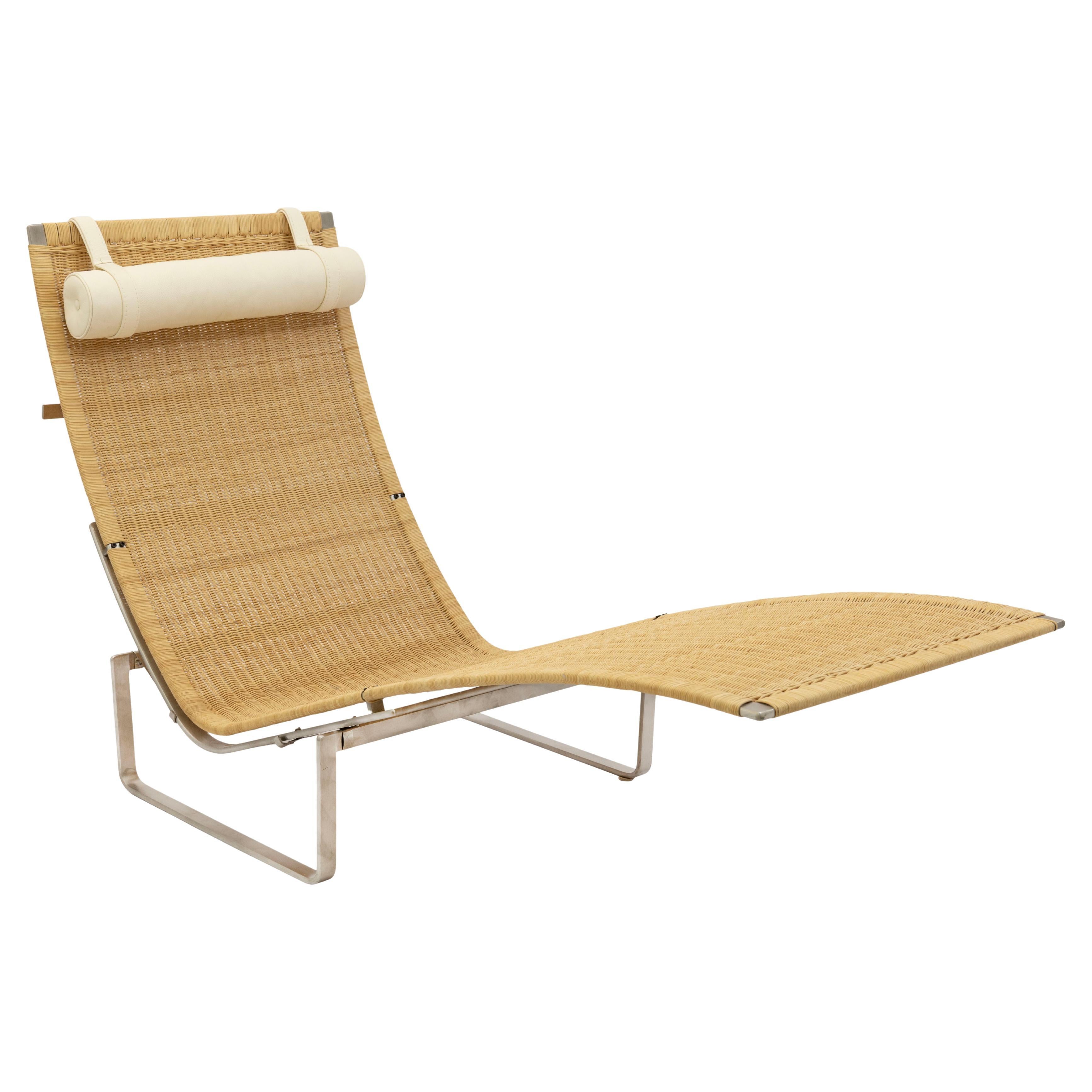 PK24 Chaise Longue Chair by Poul Kjærholm for Fritz Hansen en venta