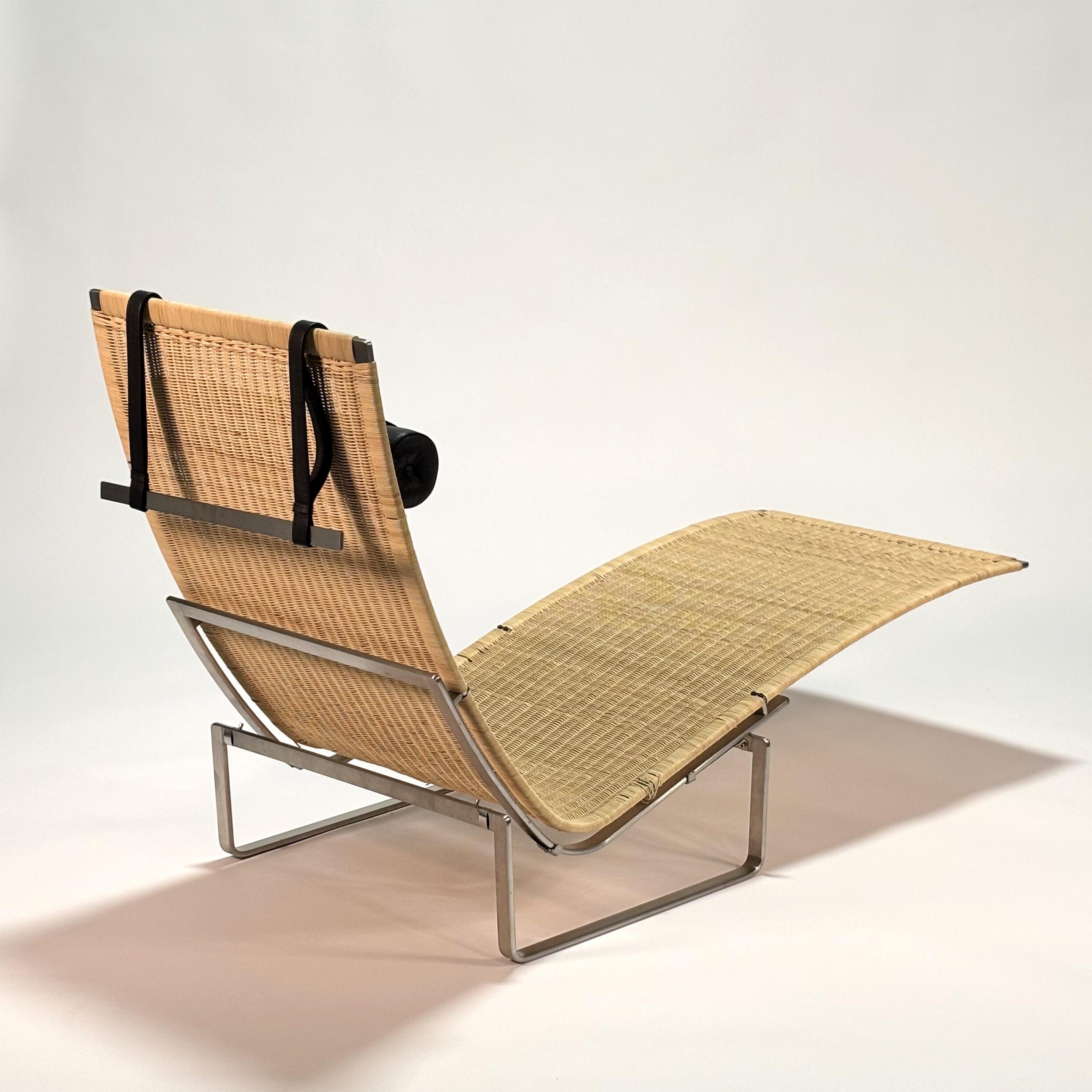 Chaise Lounge PK24 di Poul Kjaerholm In condizioni buone a Doral, FL