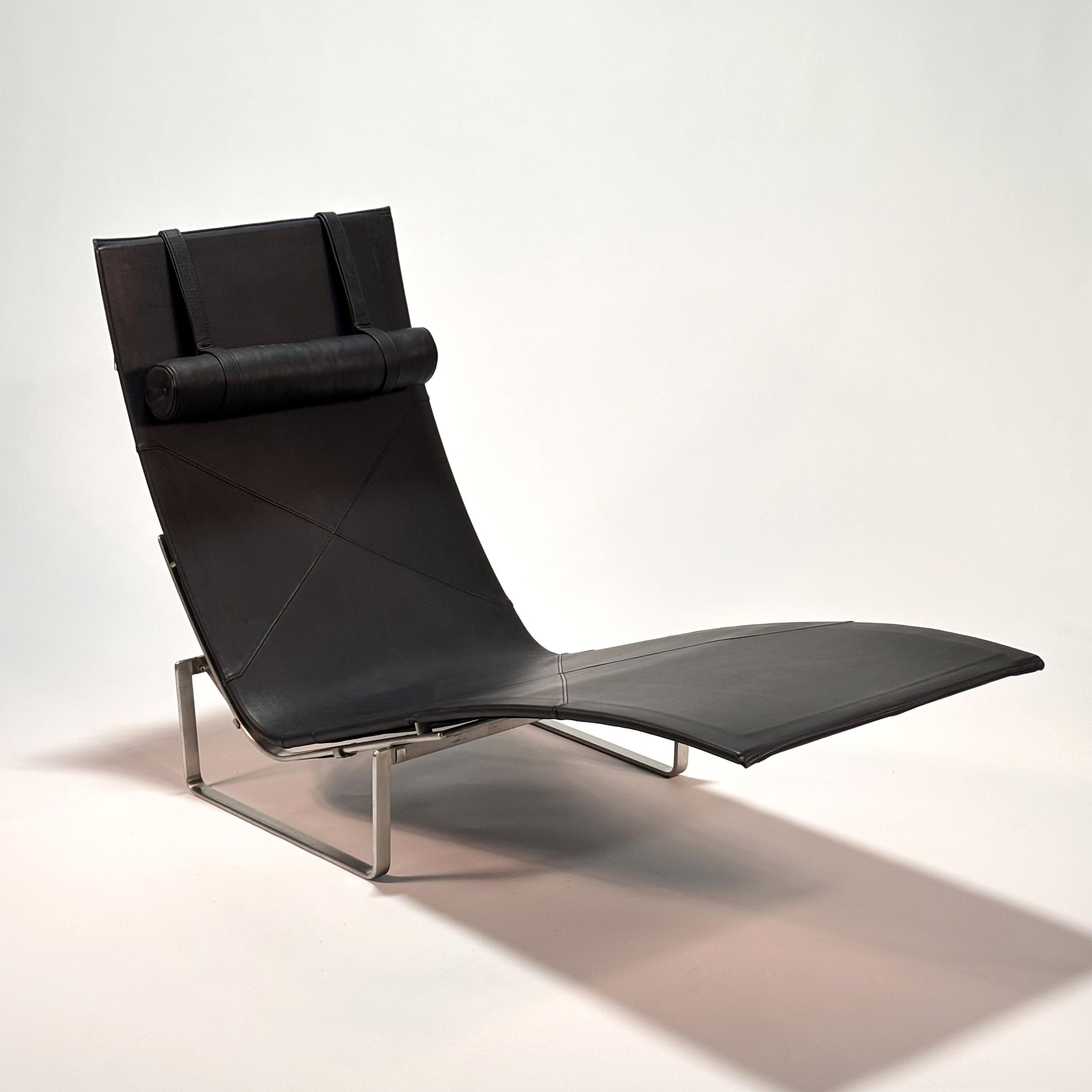 Mid-20th Century PK24 Chaise Lounge by Poul Kjaerholm For Sale