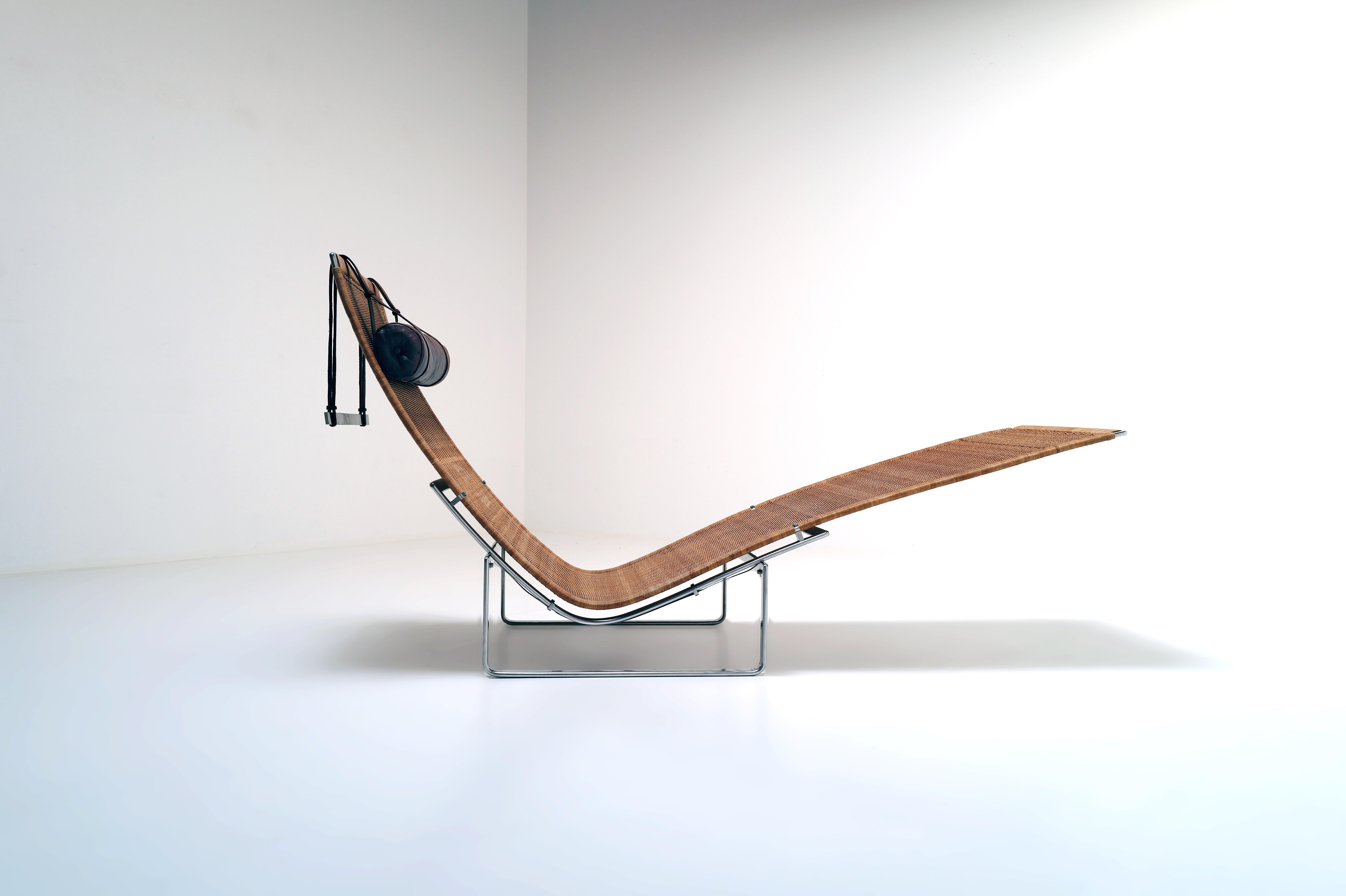 In 1965, Danish designer Poul Kjærholm designed the iconic PK24 lounge chair, produced by renowned furniture manufacturer E. Kold Christensen.

The PK24 quickly became a symbol of Danish design and is today a sought-after object for collectors and