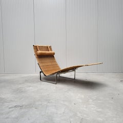 PK24 Wicker Chaise Longue by Poul Kjaerholm for Fritz Hansen