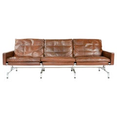 PK31-3 Leather Sofa by Poul Kjaerholm