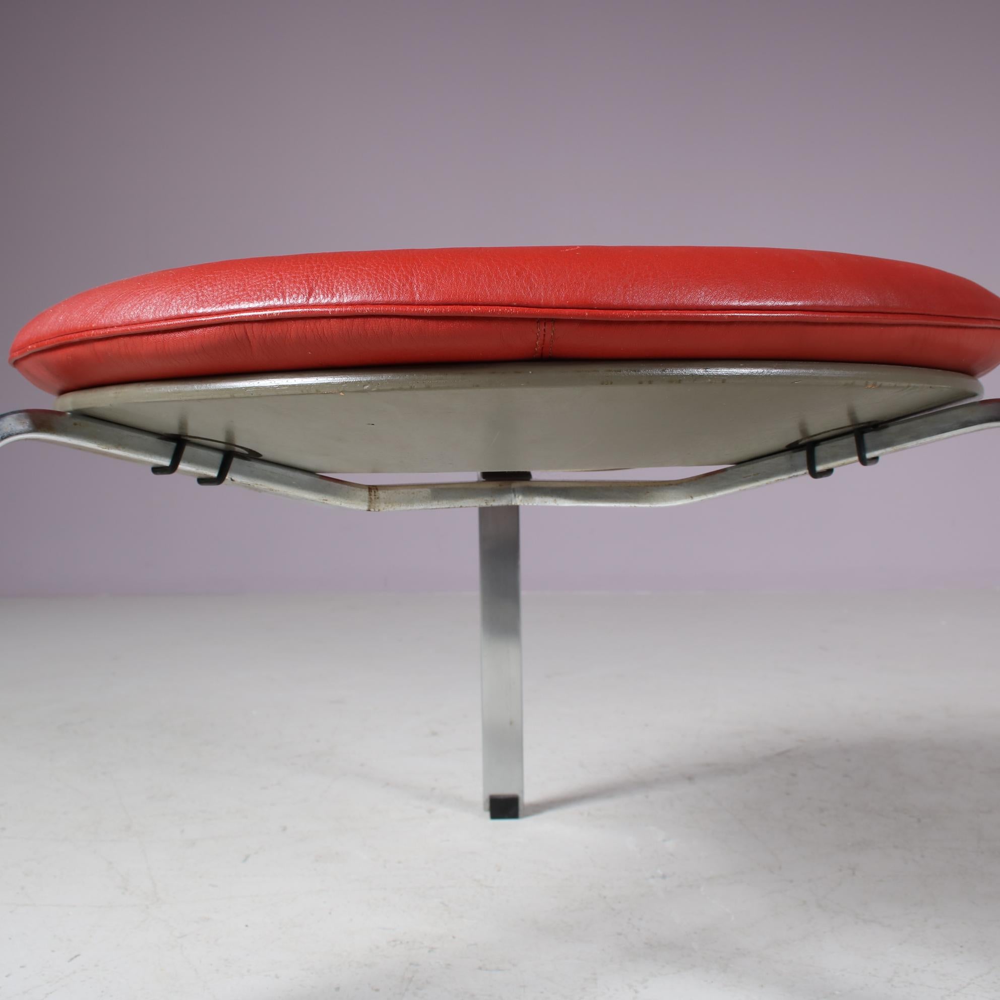 Métal Tabouret PK33 par Kjaerholm pour Fritz Hansen, Danemark 1980 en vente
