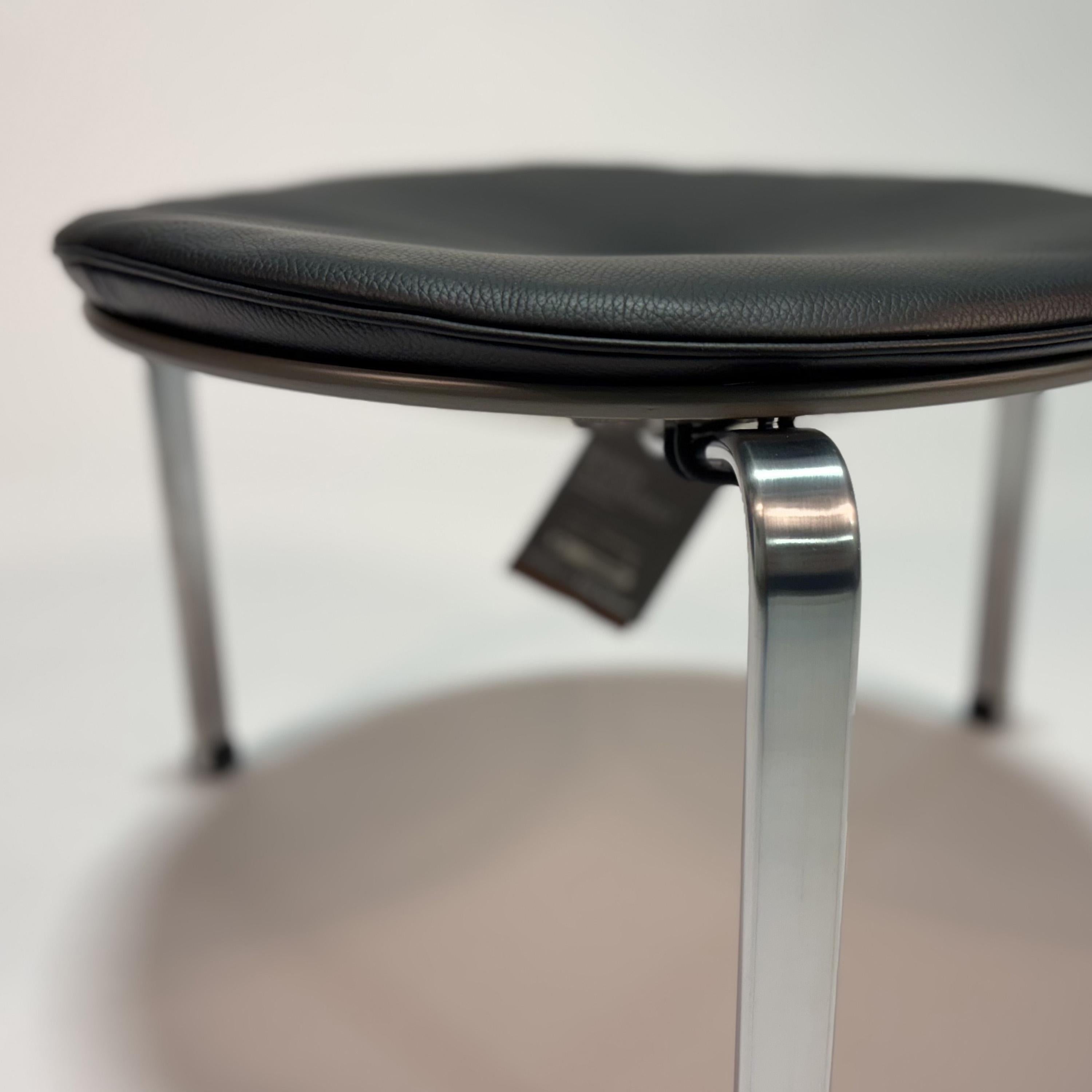 Steel PK33 Stool by Poul Kjaerholm