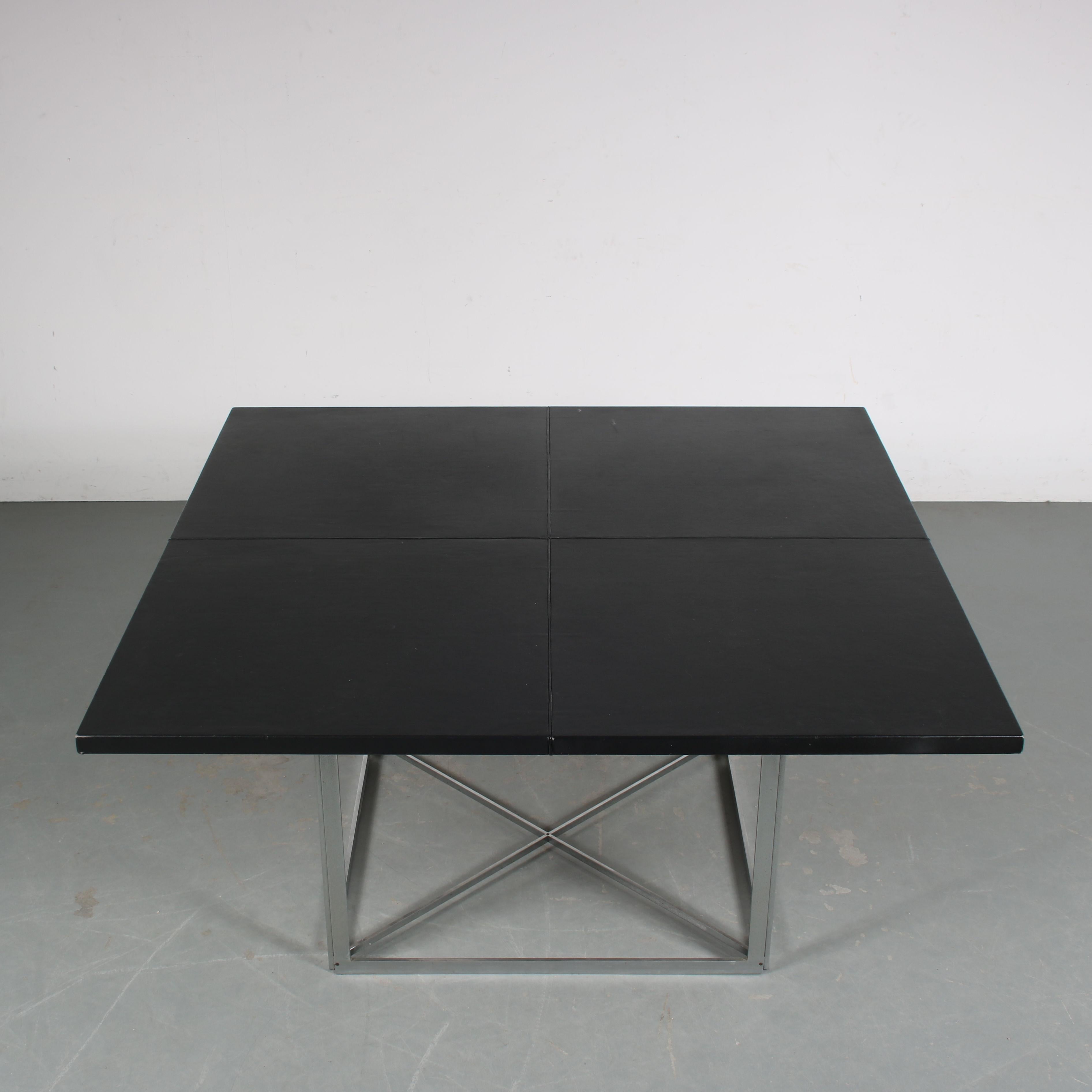 Brushed PK40 Dining Table by Poul Kjaerholm for Fritz Hansen, Denmark, 1980 For Sale
