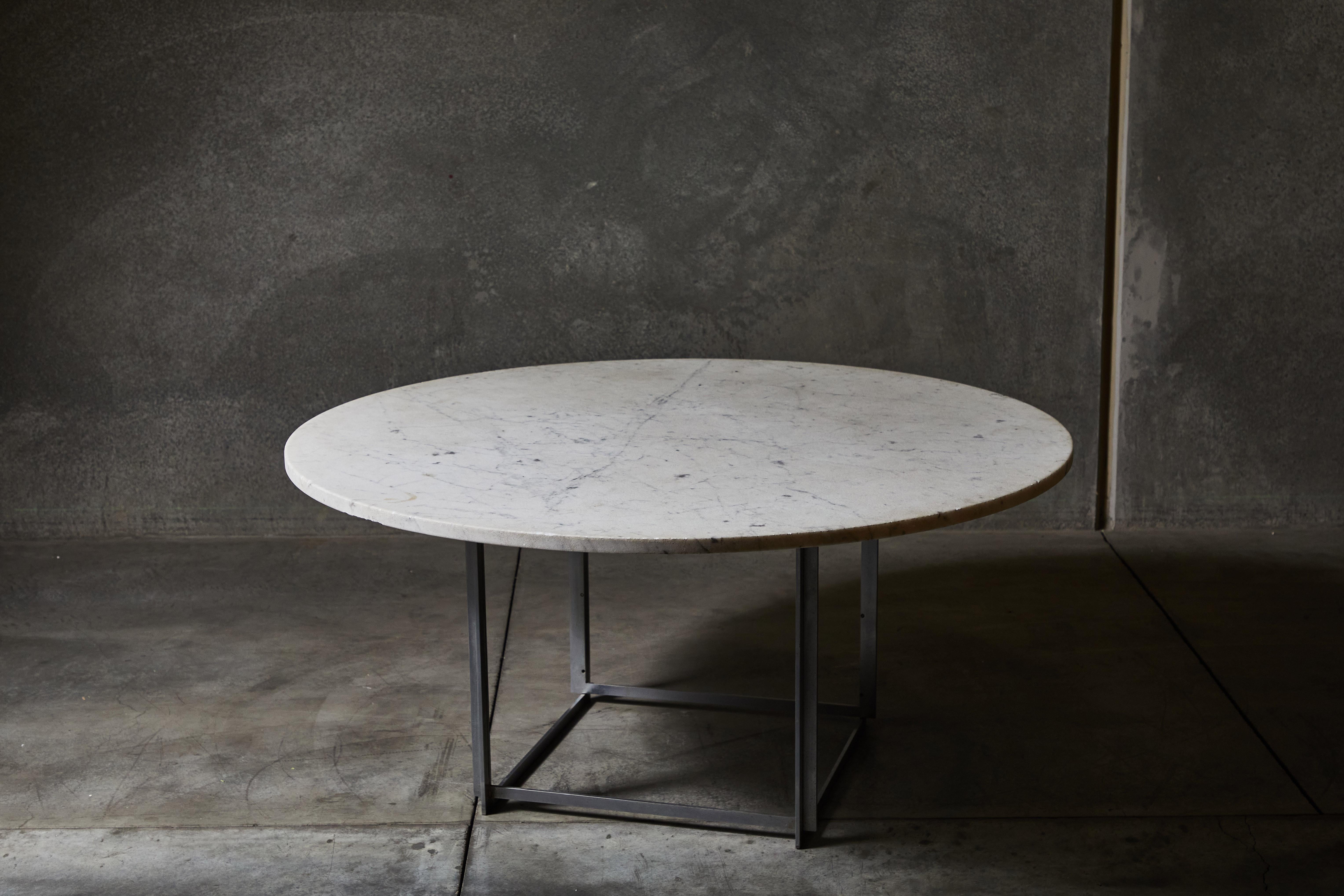 PK54 Dining Table by Poul Kjærholm for E. Kold Christensen In Good Condition For Sale In Los Angeles, CA