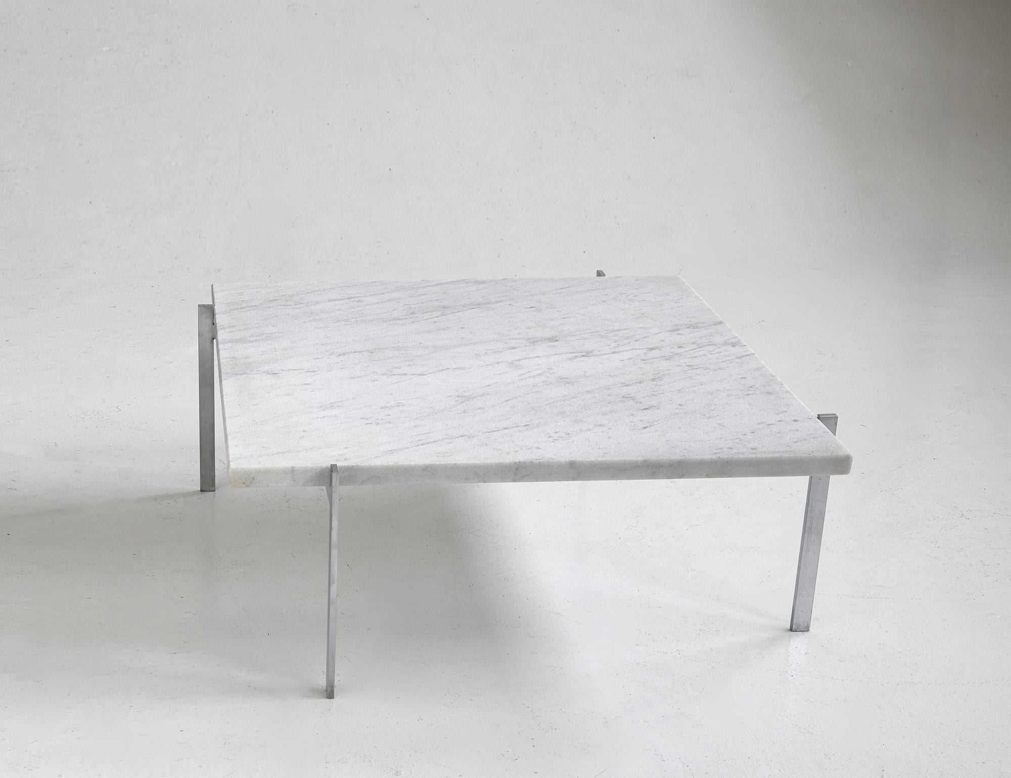 Mid-Century moderno Tavolino PK61 di Poul Kjaerholm, ed. Fritz Hansen 1980 in vendita