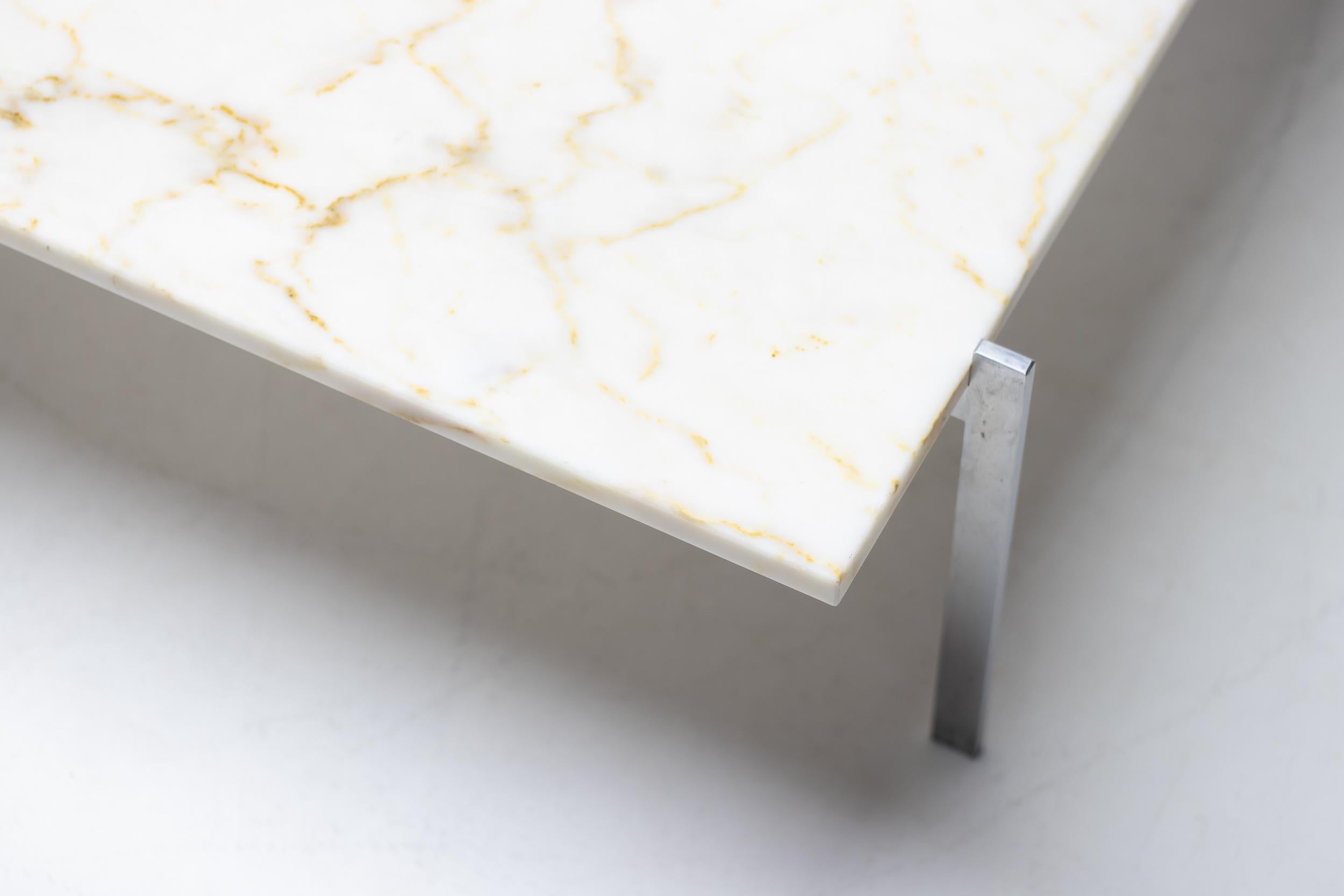 PK61 Poul Kjaerholm E. Kold Christensen Marmor Skandinavisch Mid-Century Modern im Angebot 1