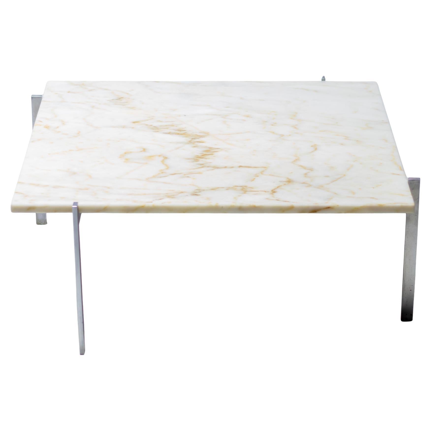 PK61 Poul Kjaerholm E. Kold Christensen Marmor Skandinavisch Mid-Century Modern im Angebot