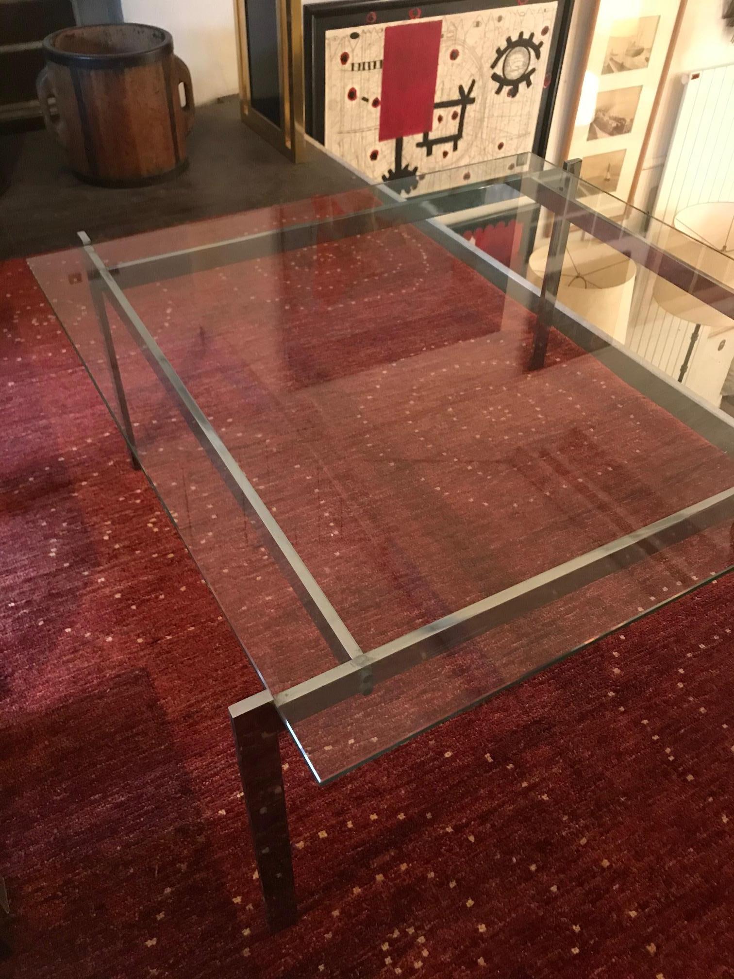 PK61 Coffee Table for E. Kold Christensen, Poul Kjaerholm, 1950 In Excellent Condition For Sale In Saint-Ouen, FR