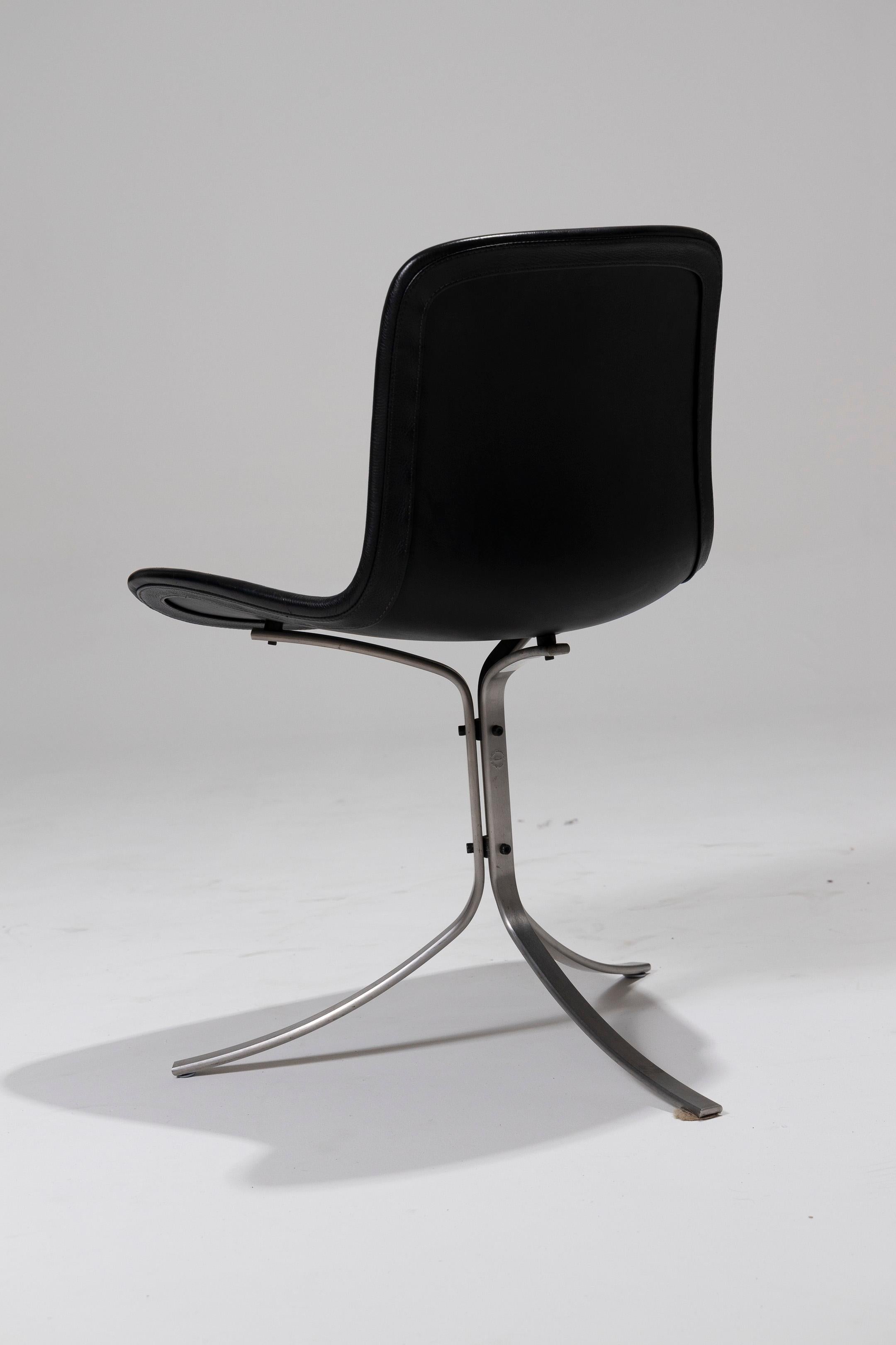 Metal PK9 Chair by Poul Kjaerholm, 1960s For Sale