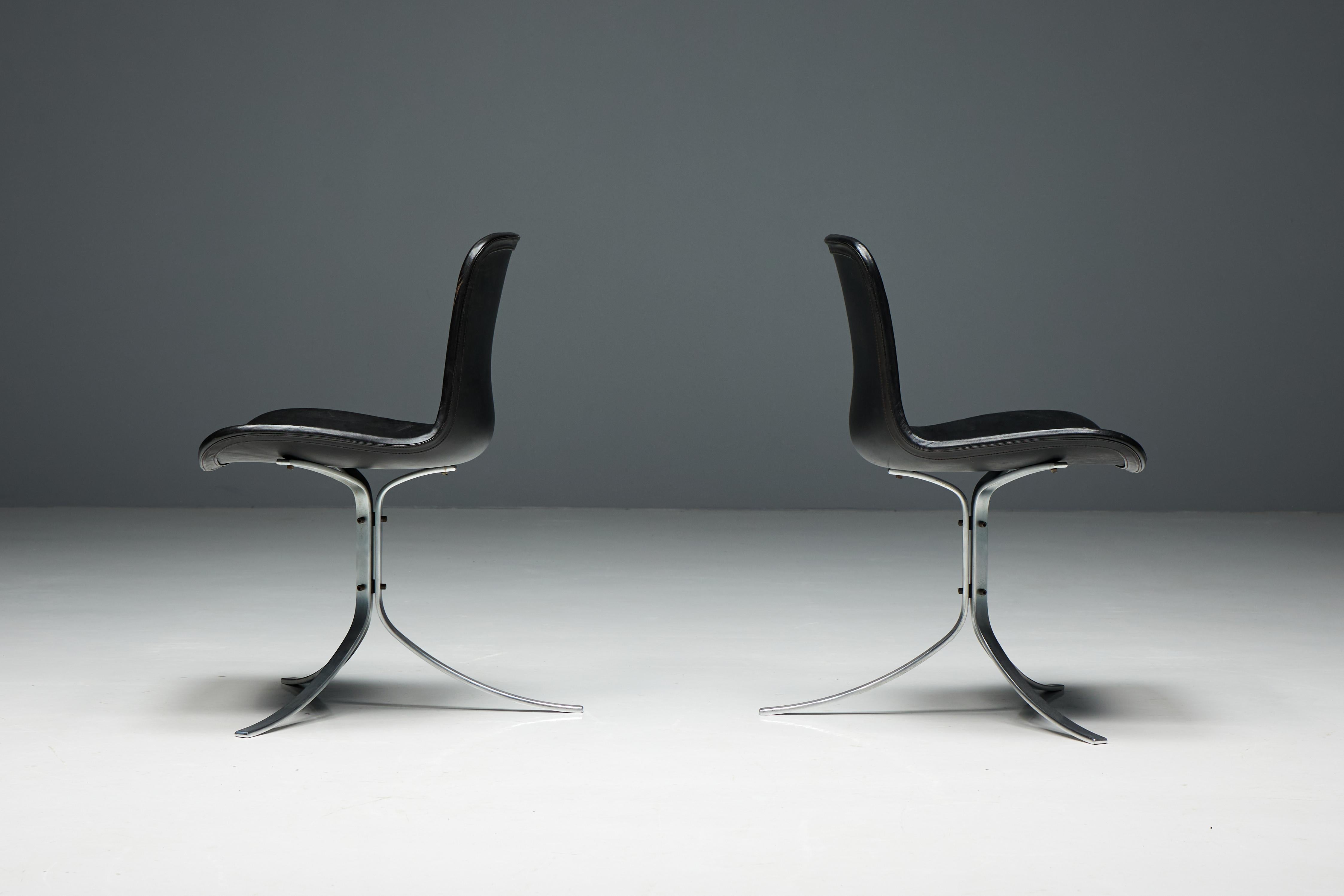 Mid-Century Modern PK9 Chairs by Poul Kjaerholm, Denmark, 1960s For Sale
