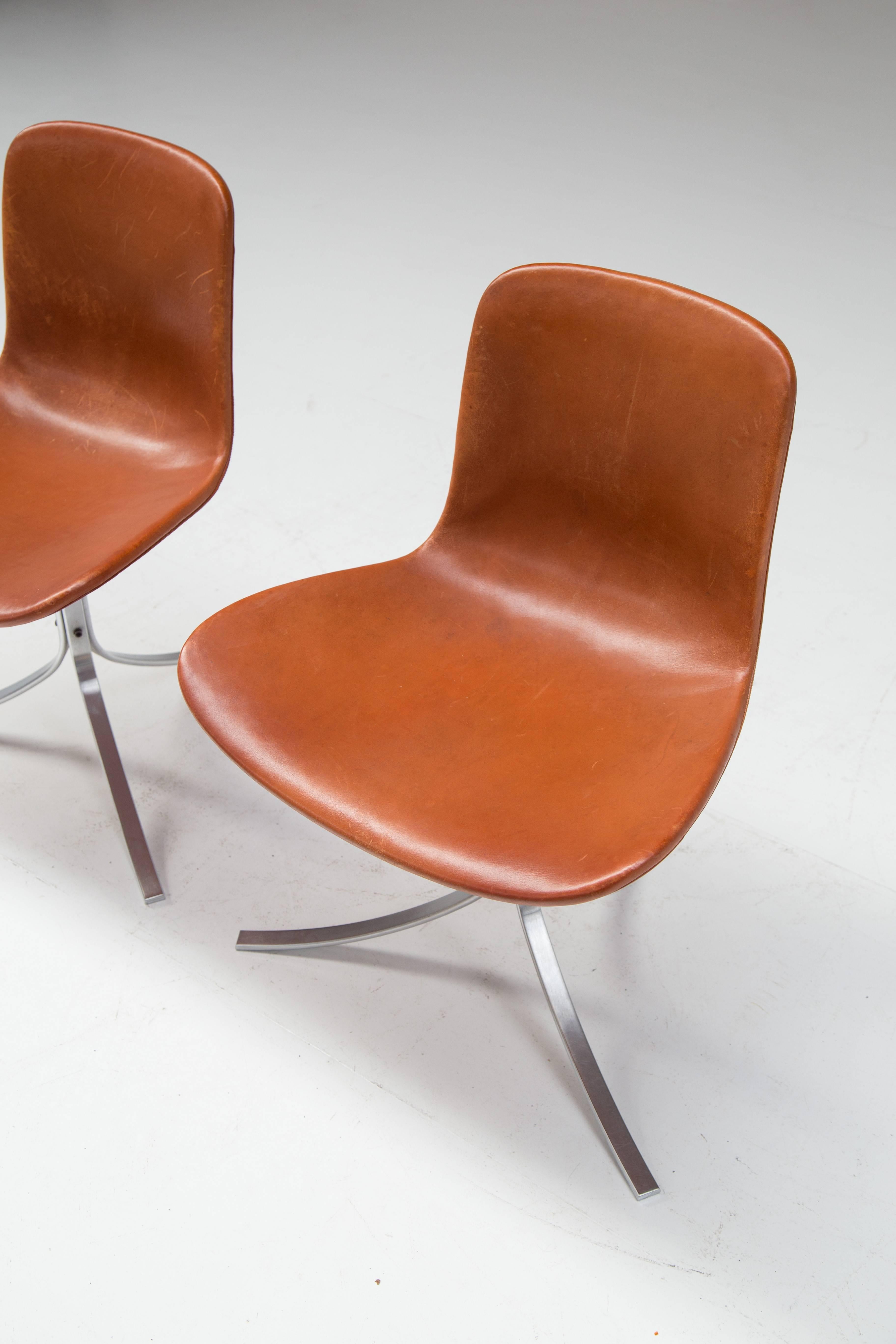 Mid-Century Modern PK9 Chairs by Poul Kjaerholm for E. Kold Christensen