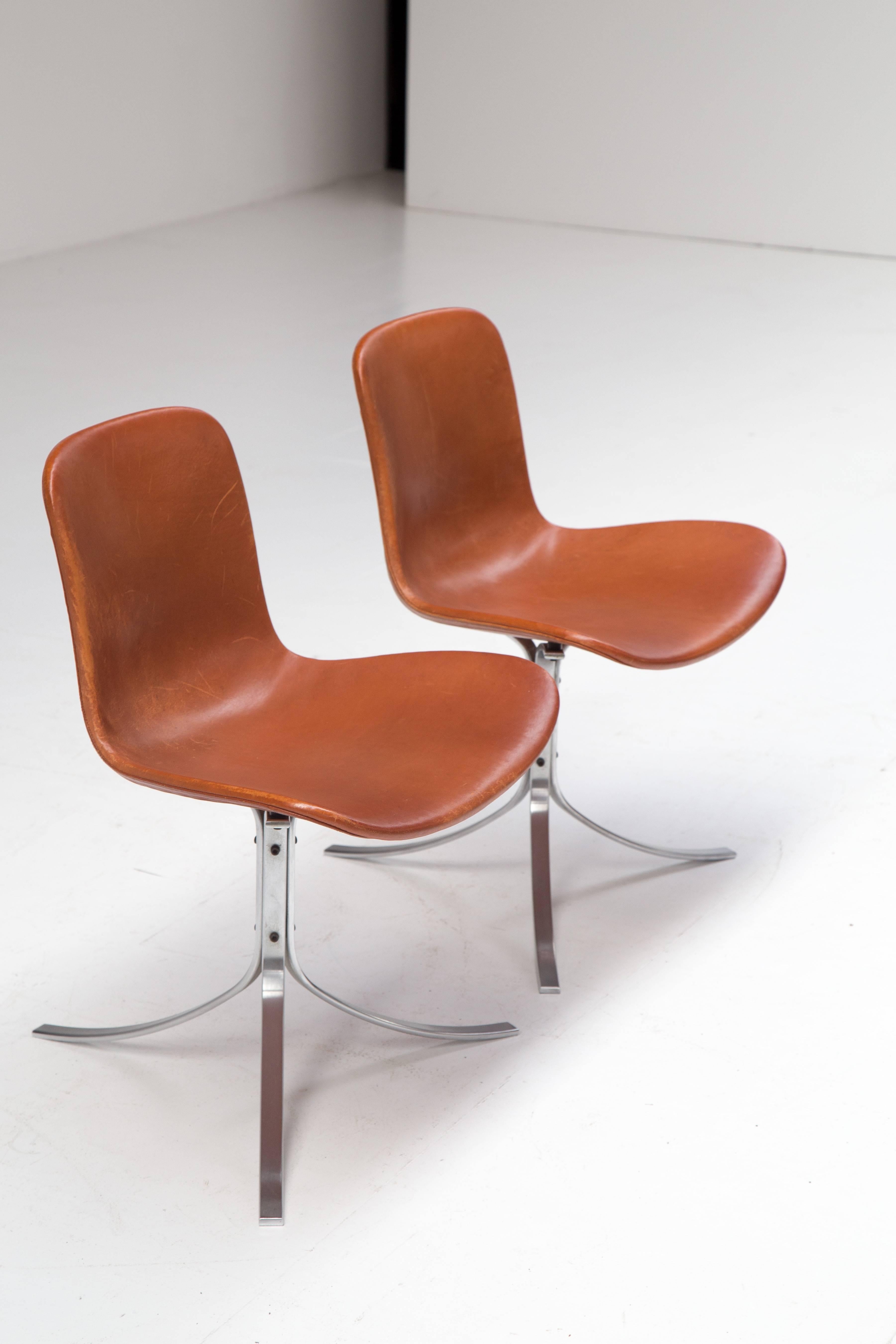 Danish PK9 Chairs by Poul Kjaerholm for E. Kold Christensen