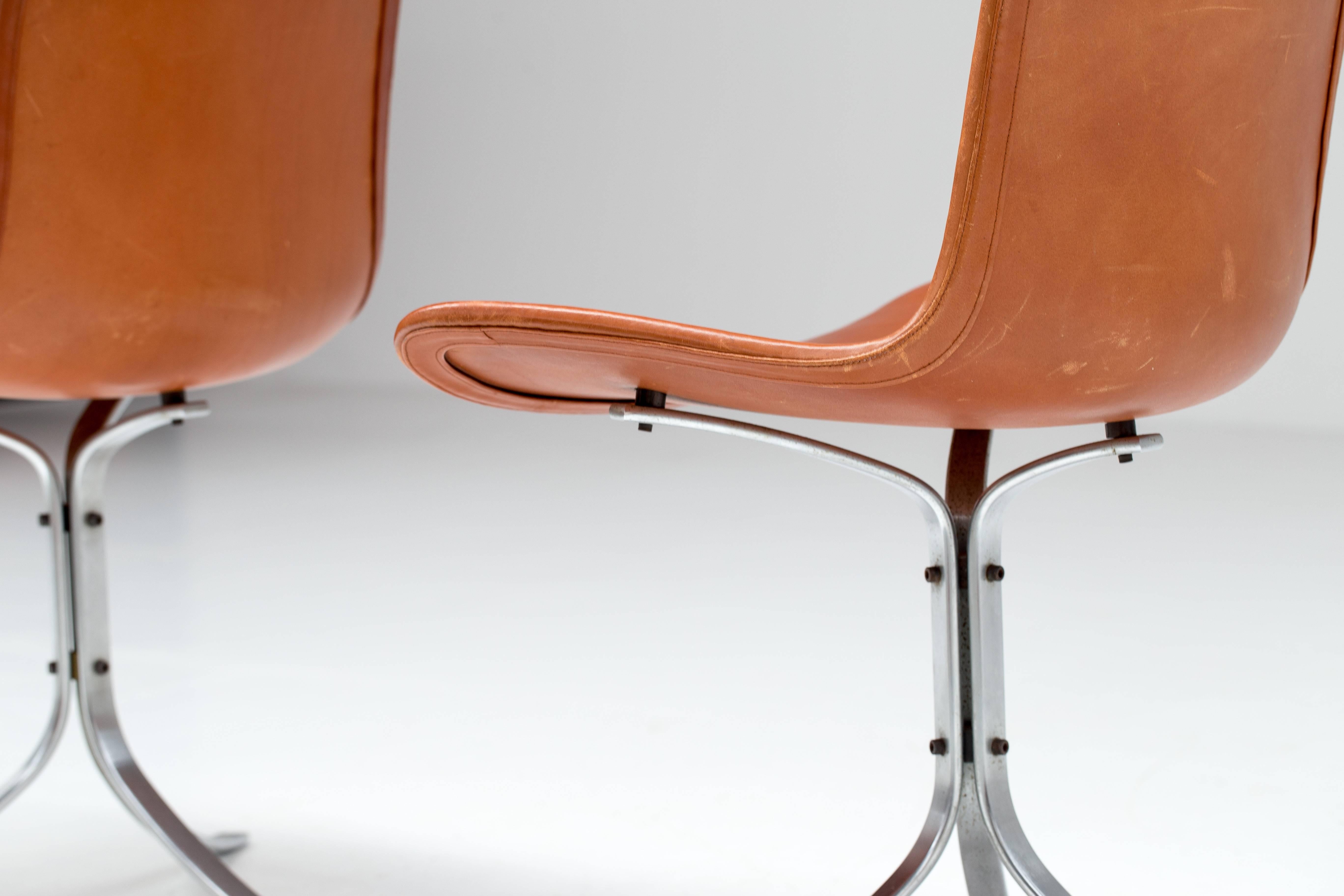 Steel PK9 Chairs by Poul Kjaerholm for E. Kold Christensen